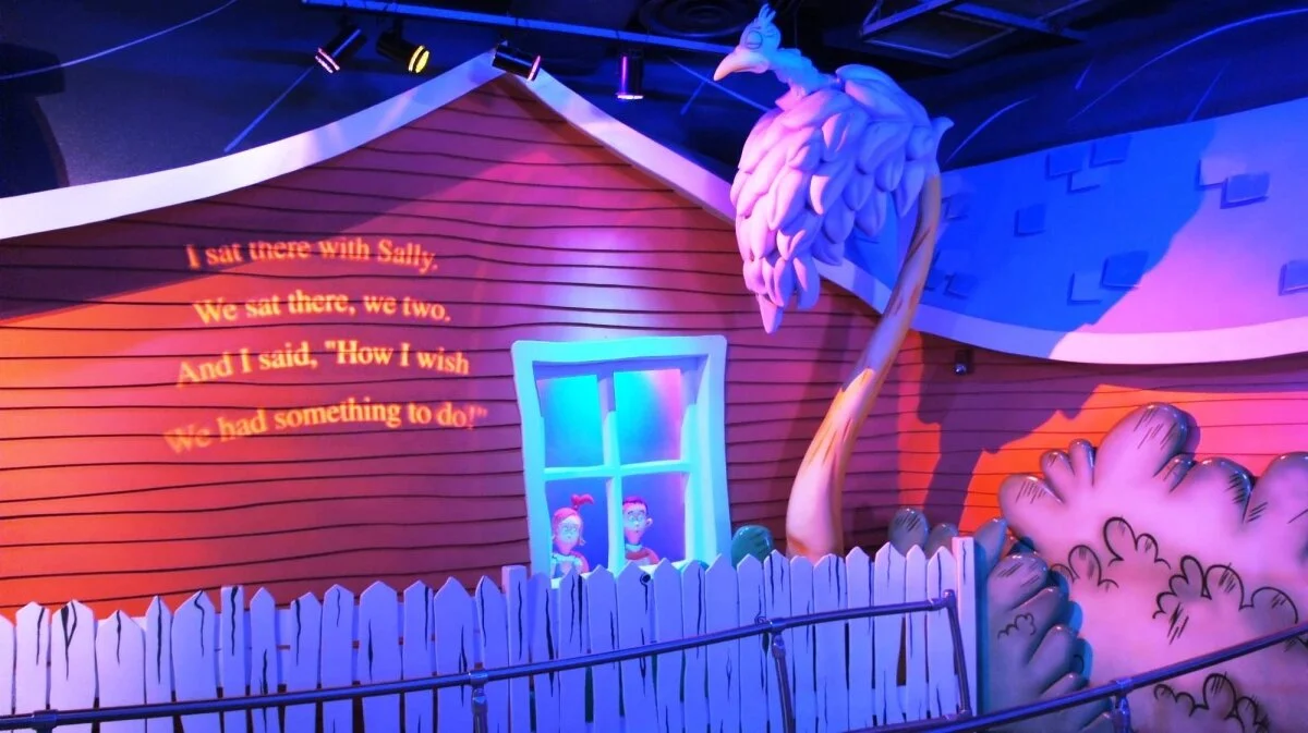 Seuss Landing Cat In the Hat Attraction