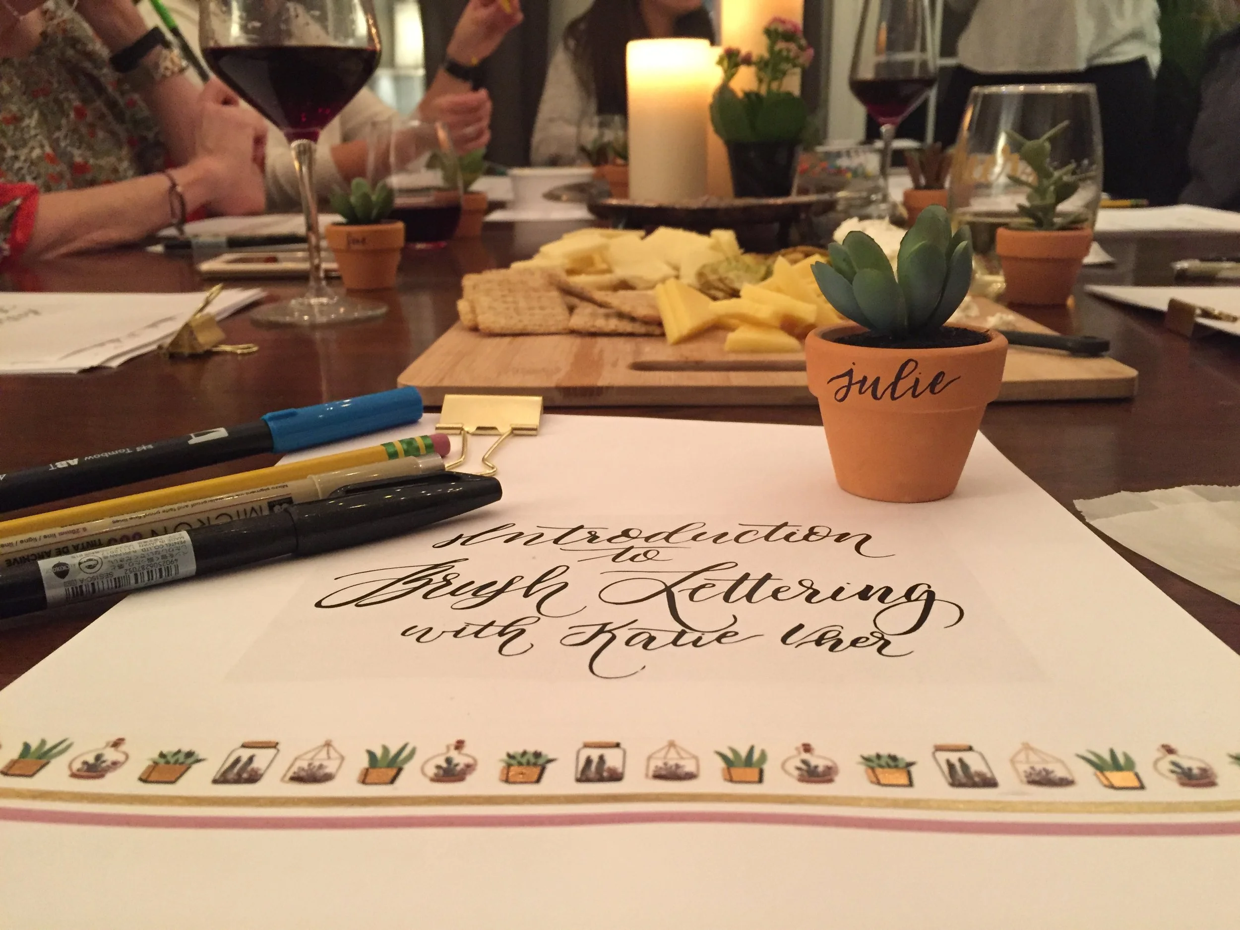 Hand Lettering at HiHo