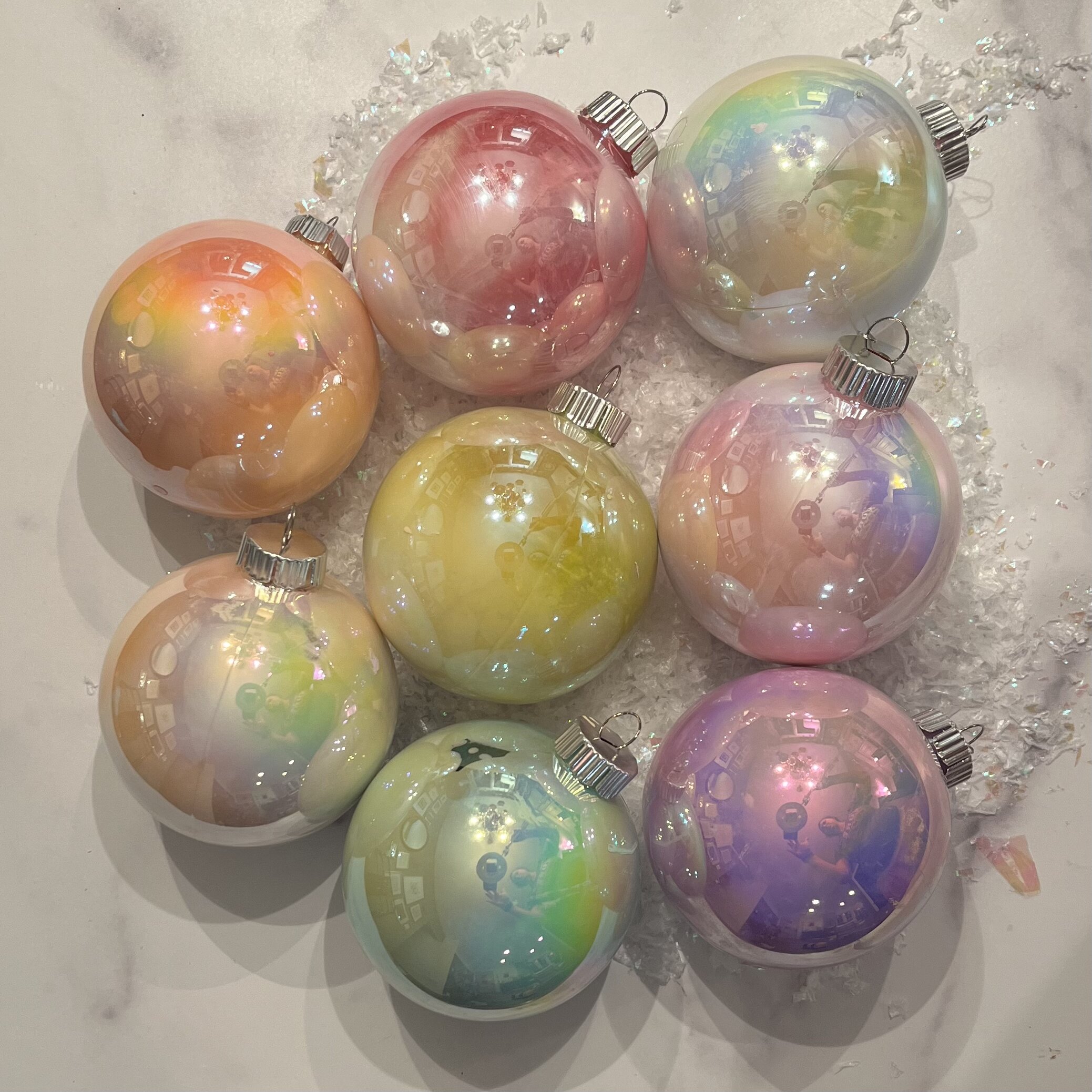 Iridescent Christmas Bulb