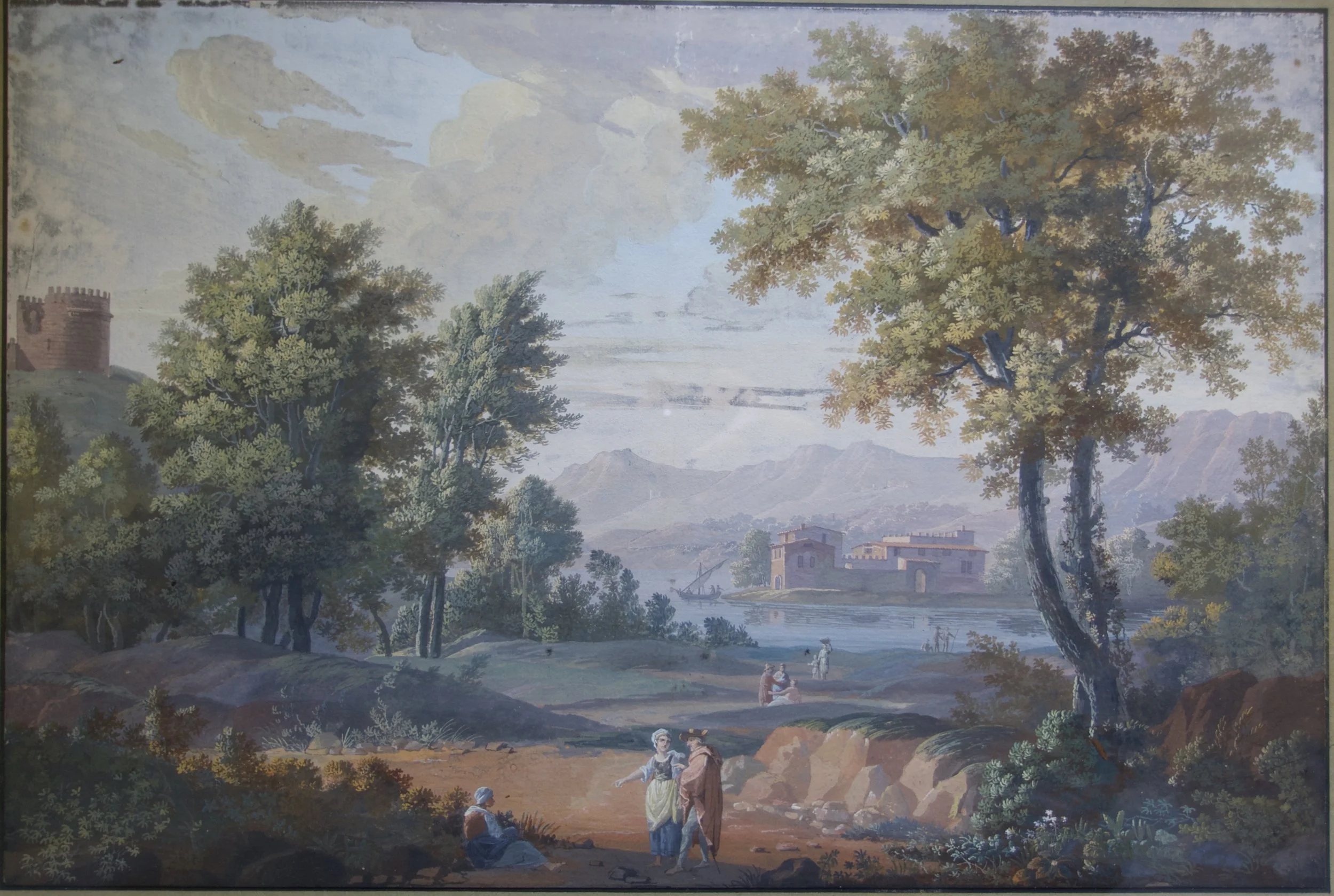 French School 18th Century gouches