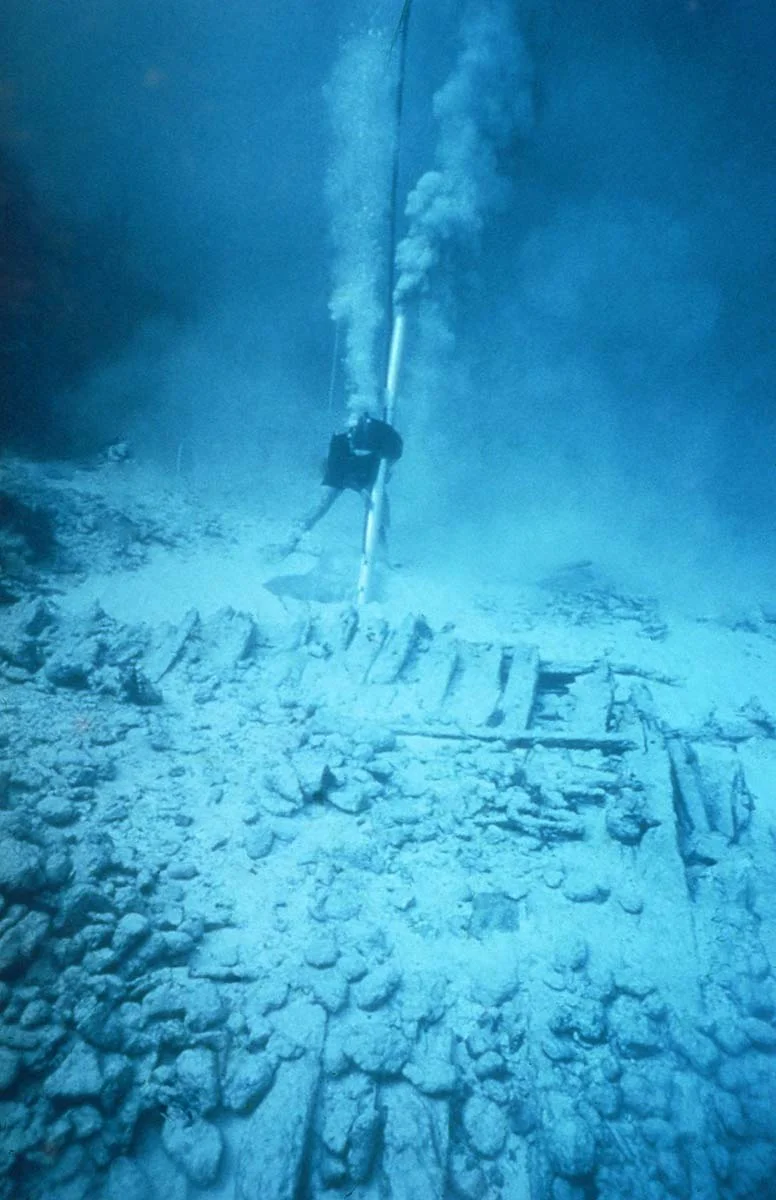 Section of the wreck, L'Union