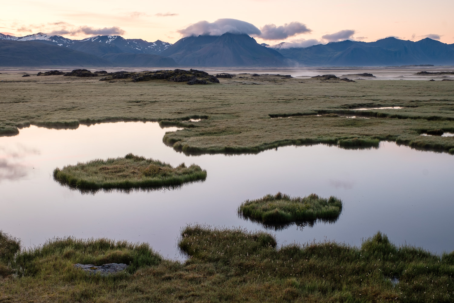 Roadside ponds south of Laekjavik
