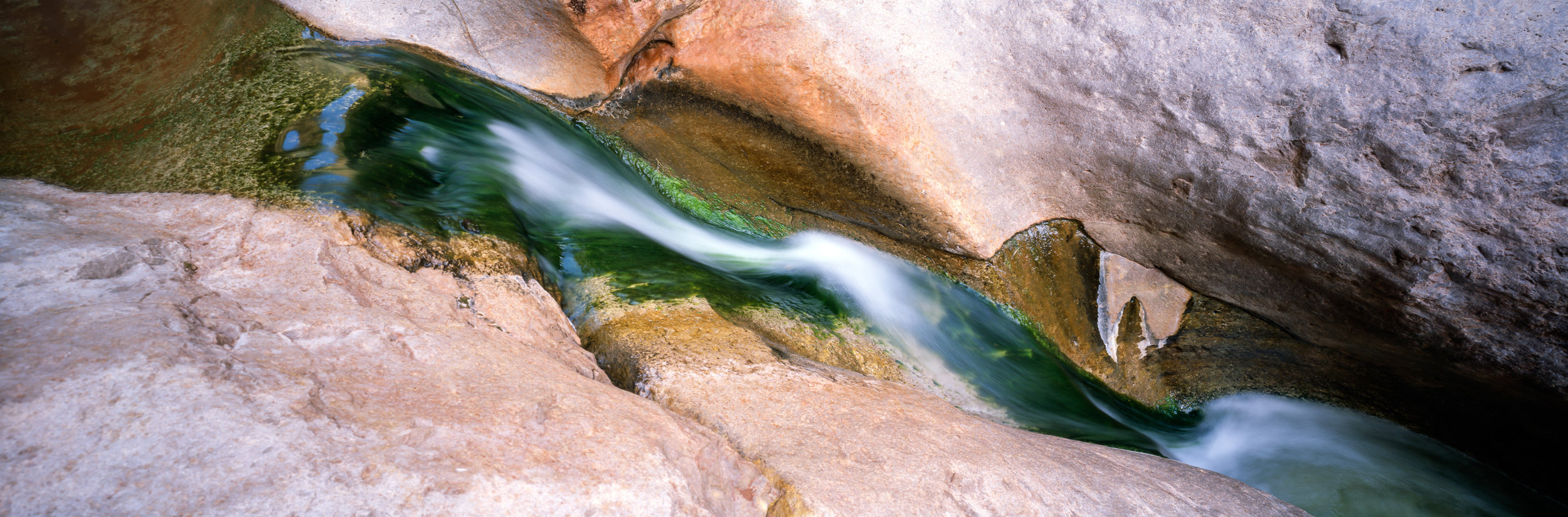  Waterfall in Scotty's Hollow. Velvia 50, 1sec, f/18. 