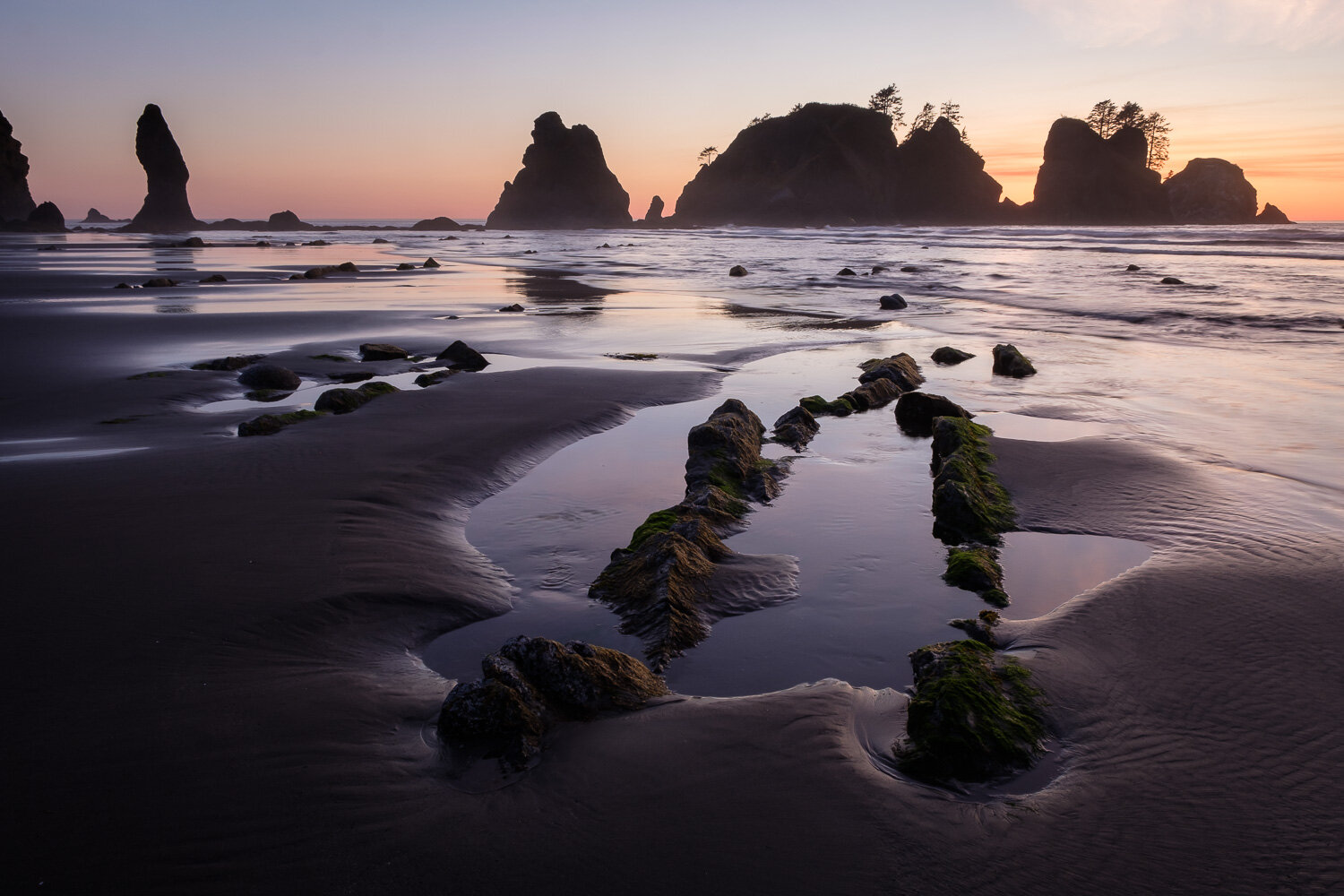  Sunset on Shi Shi Beach. 