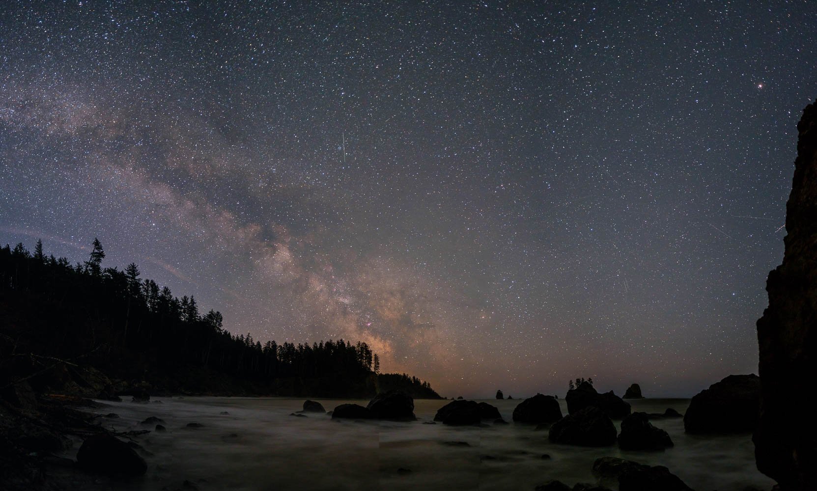 Milky Way Over the Pacific