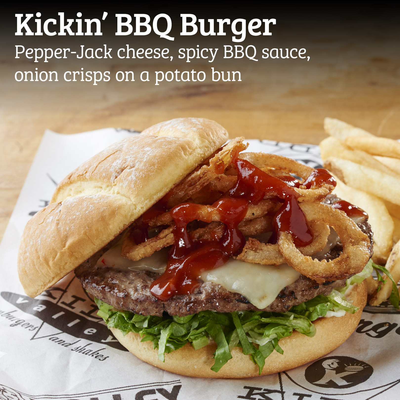 Kidd Valley Kickin' BBQ Burger