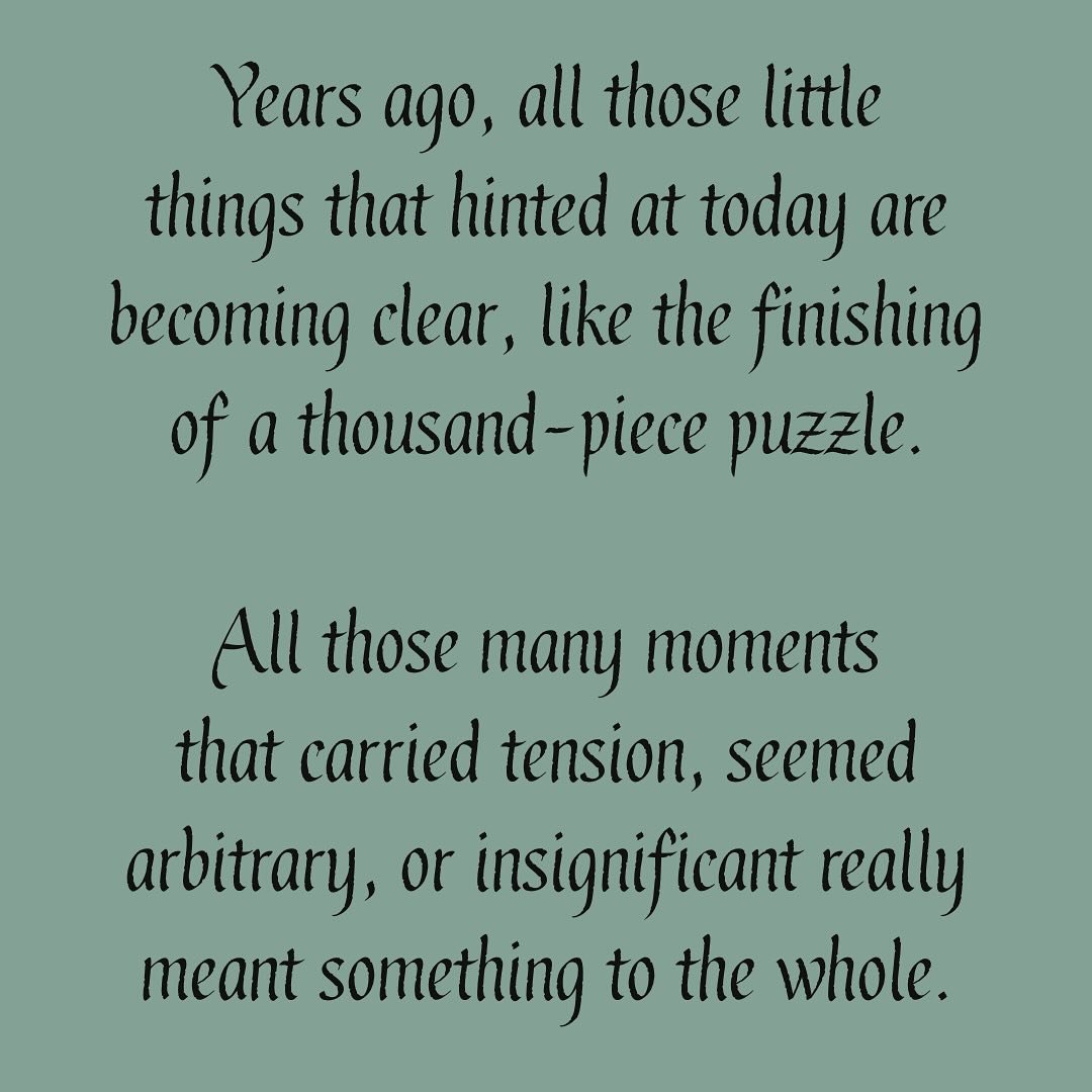 Gratitude in the pieces.
It ALL matters. 

#frontporchtheology_ #gratitude #bigpicture #moments #sacred