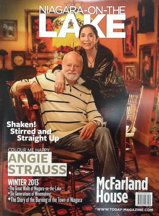 It’s here!!! Latest issue of Niagara-On-The-Lake Magazine featuring Angie Strauss on the front cover and a great story inside! Available now in hotels and stores around the Niagara region
