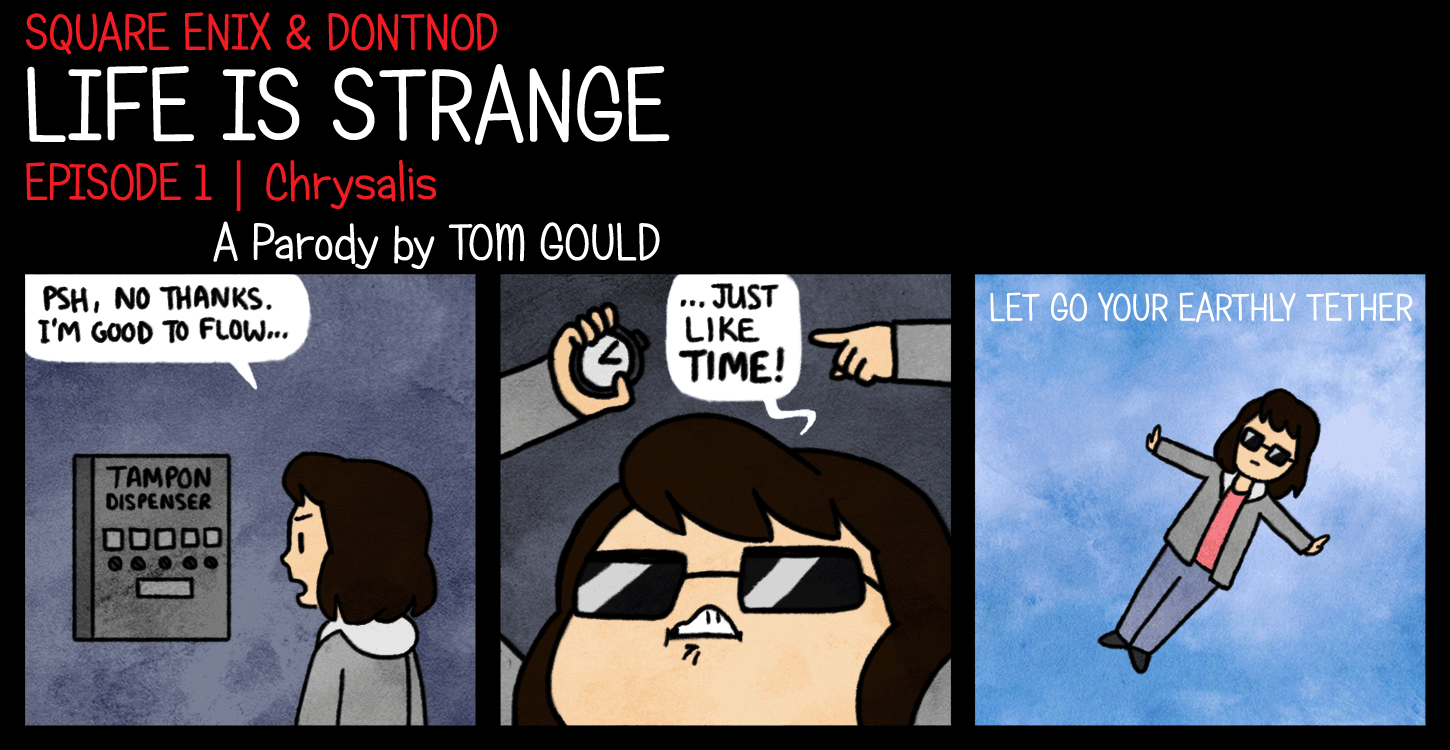  Become Time Parody comic based off Life is Strange by Tom Gould.