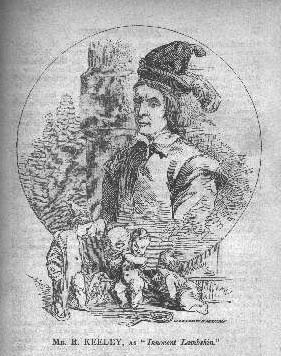 Mr. Keeley as Fritz in the 1823 Presumption adaption of Frankenstein. Via Romantic Circles.