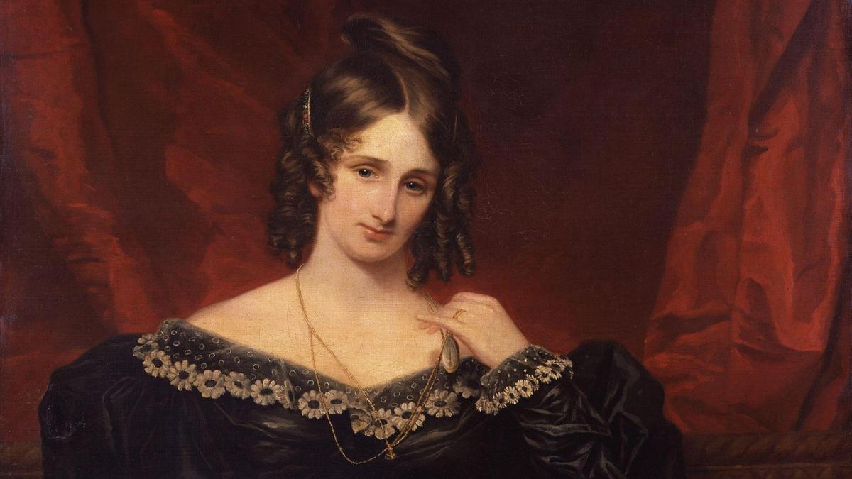 Mary Shelley, 1831. By Samuel John.