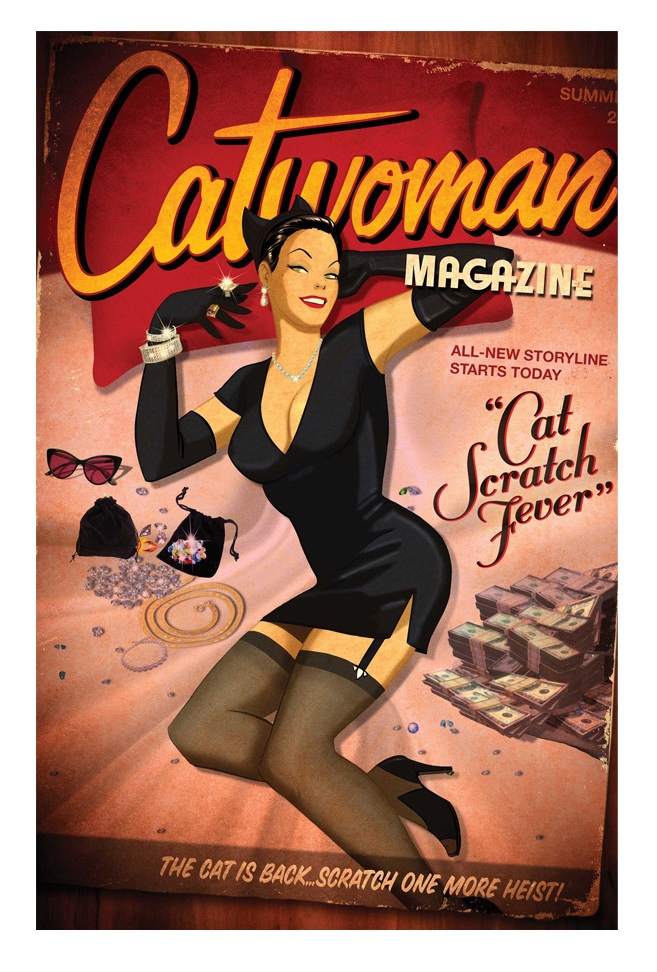 DC BOMBSHELLS CATWOMAN VARIANT COVER