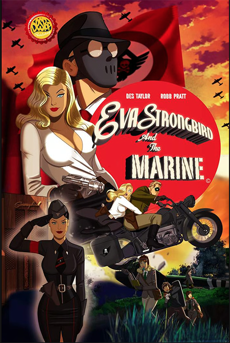 EVA STRONGBIRD & THE MARINE- COMIC PACK (Signed)