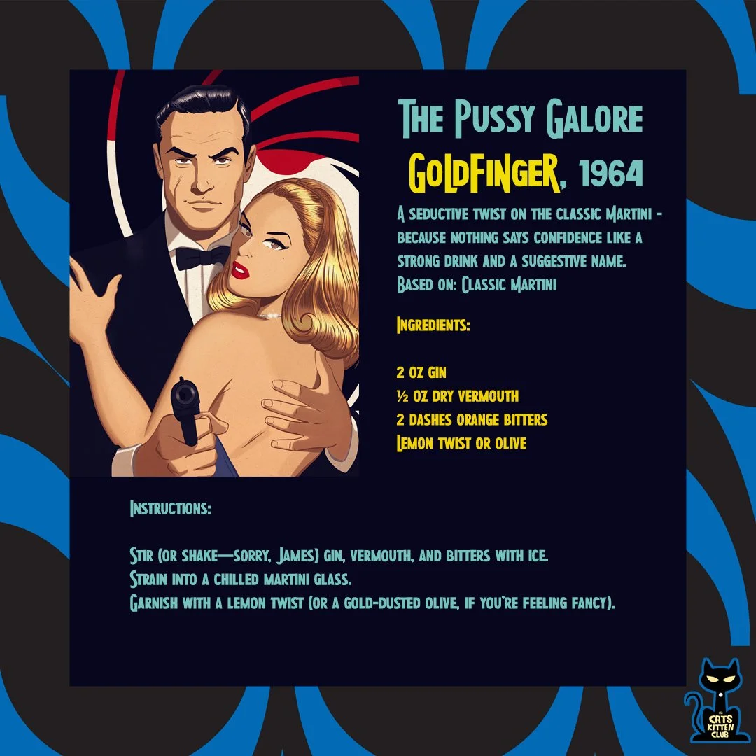 JAMES BOND COCKTAIL LIST