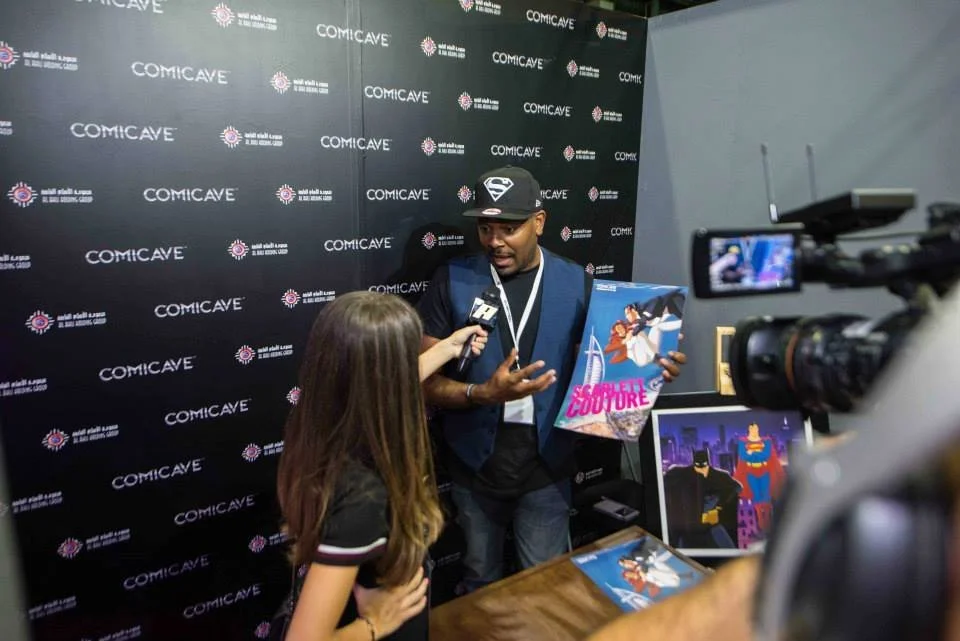 Promoting Scarlett Couture for MBC Action Channel, UAE