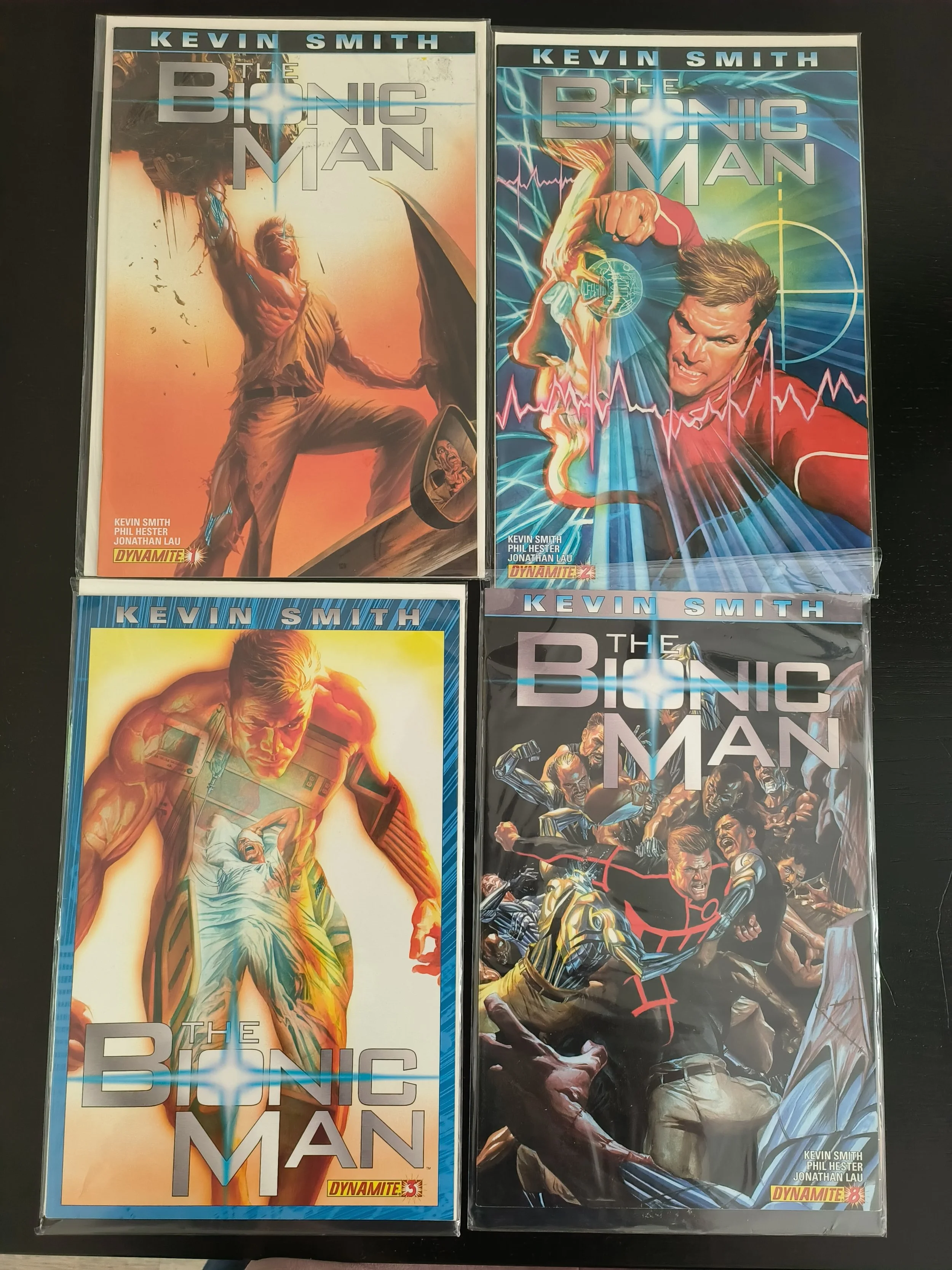 BUILD YOUR COLLECTION - THE BIONIC MAN #1,2,3 and 8 (bonus)