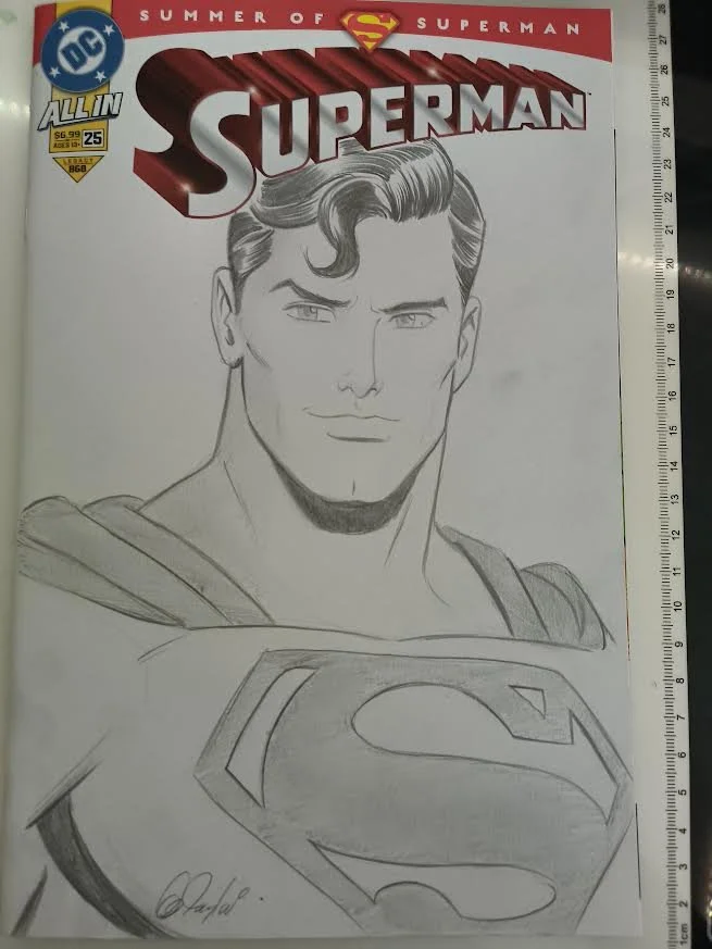 SUPERMAN- Blank Variant Sketch