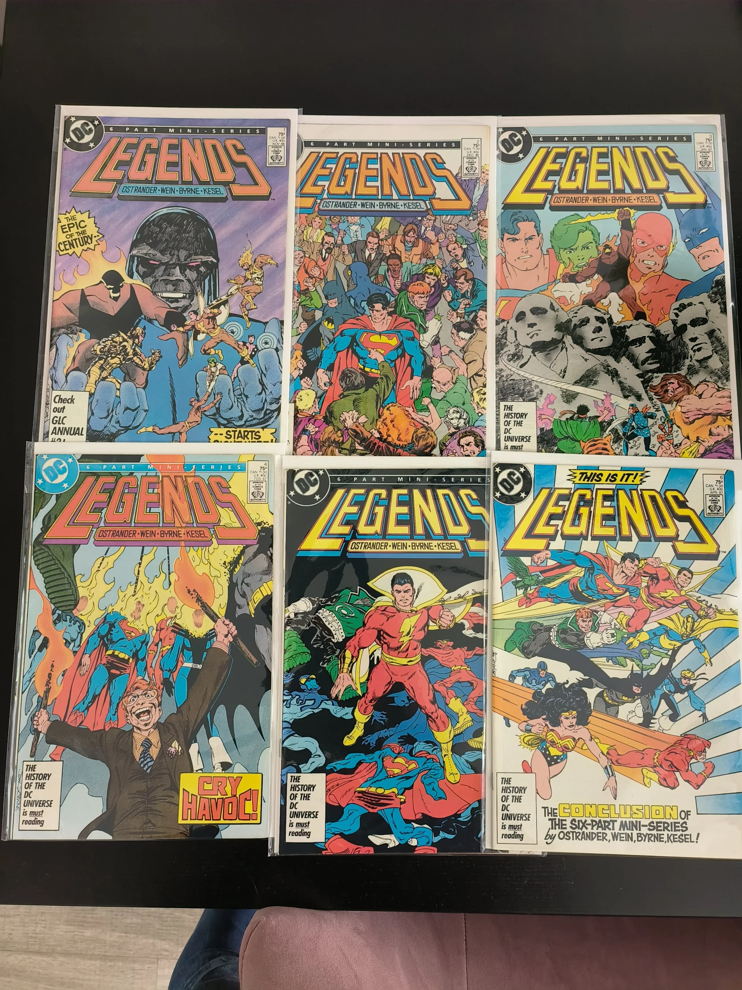BUILD YOUR COLLECTION- LEGENDS #1-6