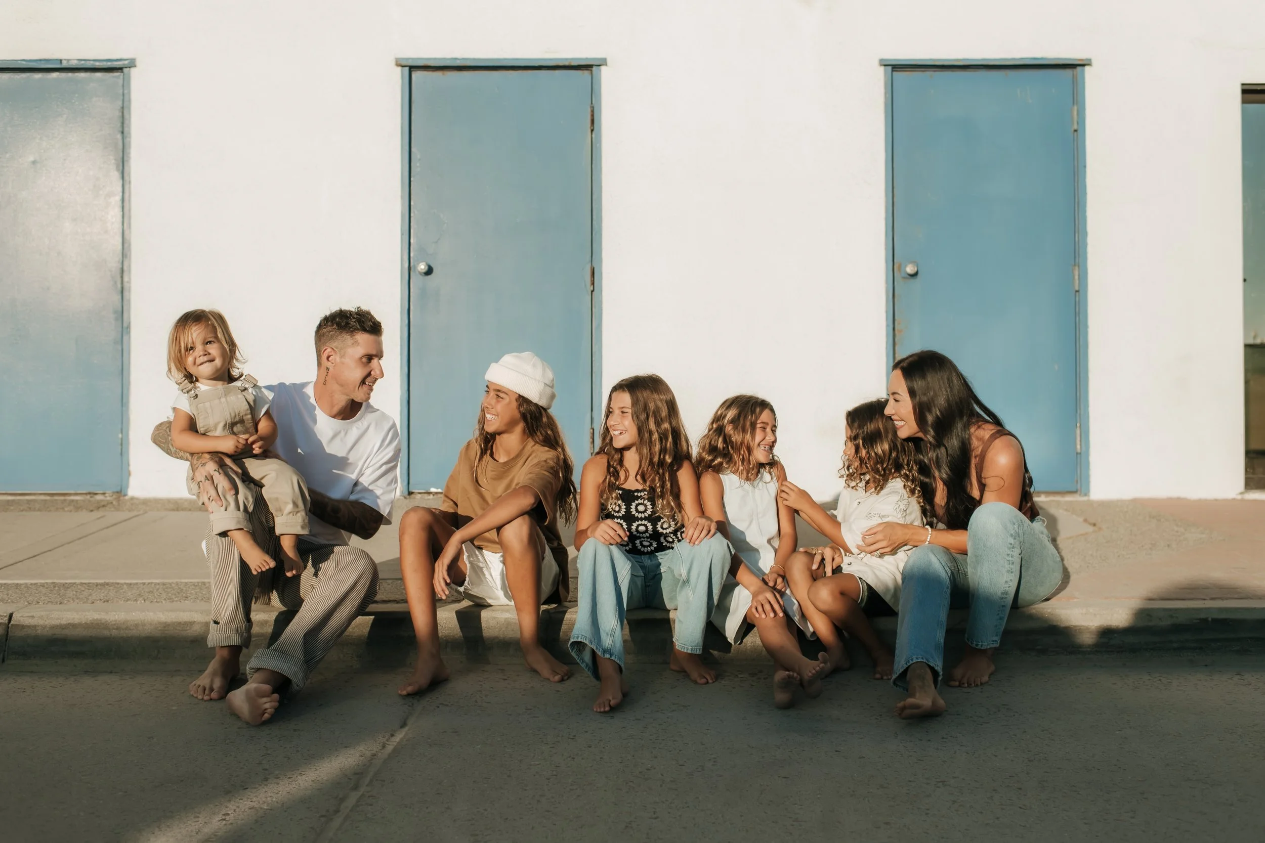 Warm, Glowy Family Photography: Inside a Beach Session Edited by Shiloh Colleen