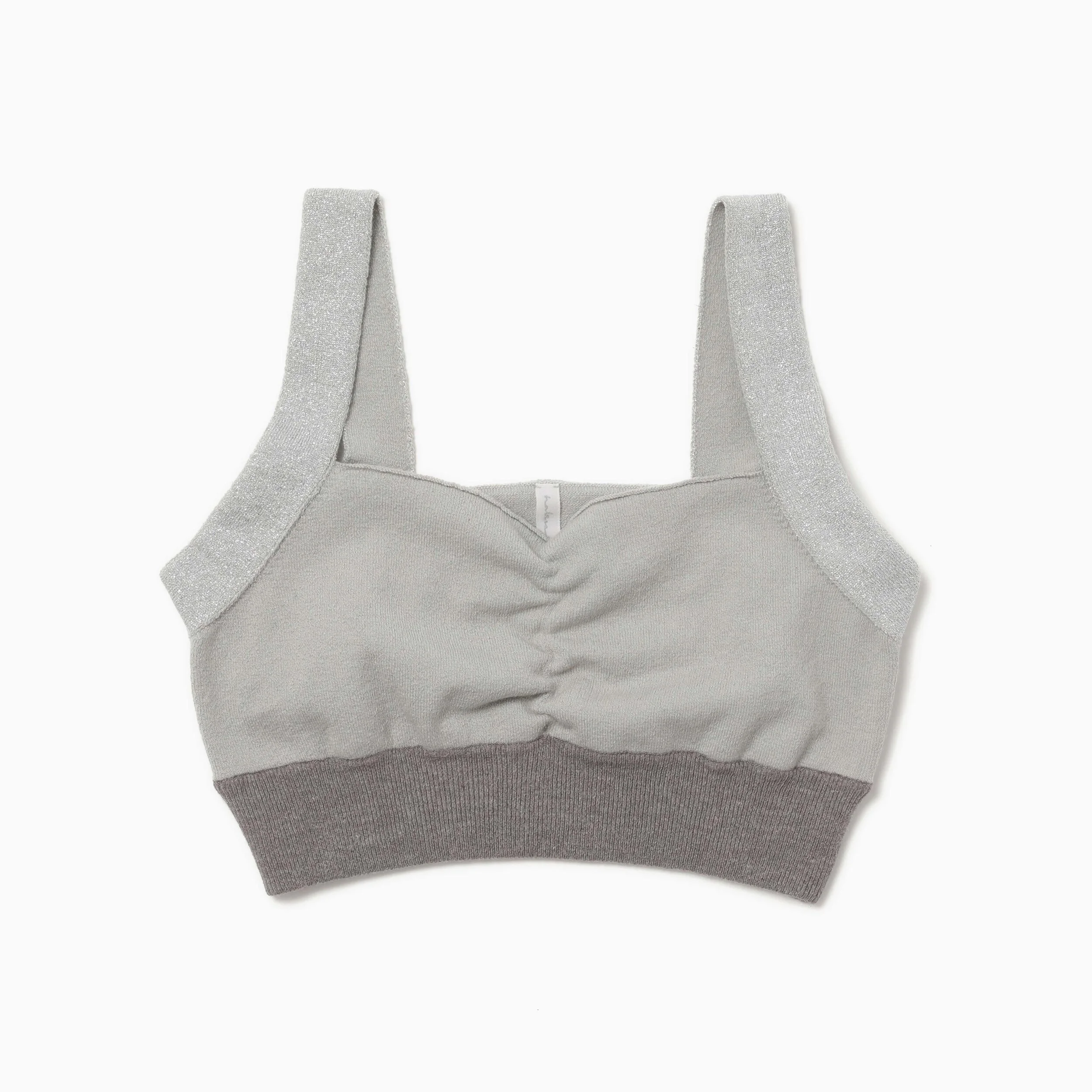 Lame Strap Bra Top