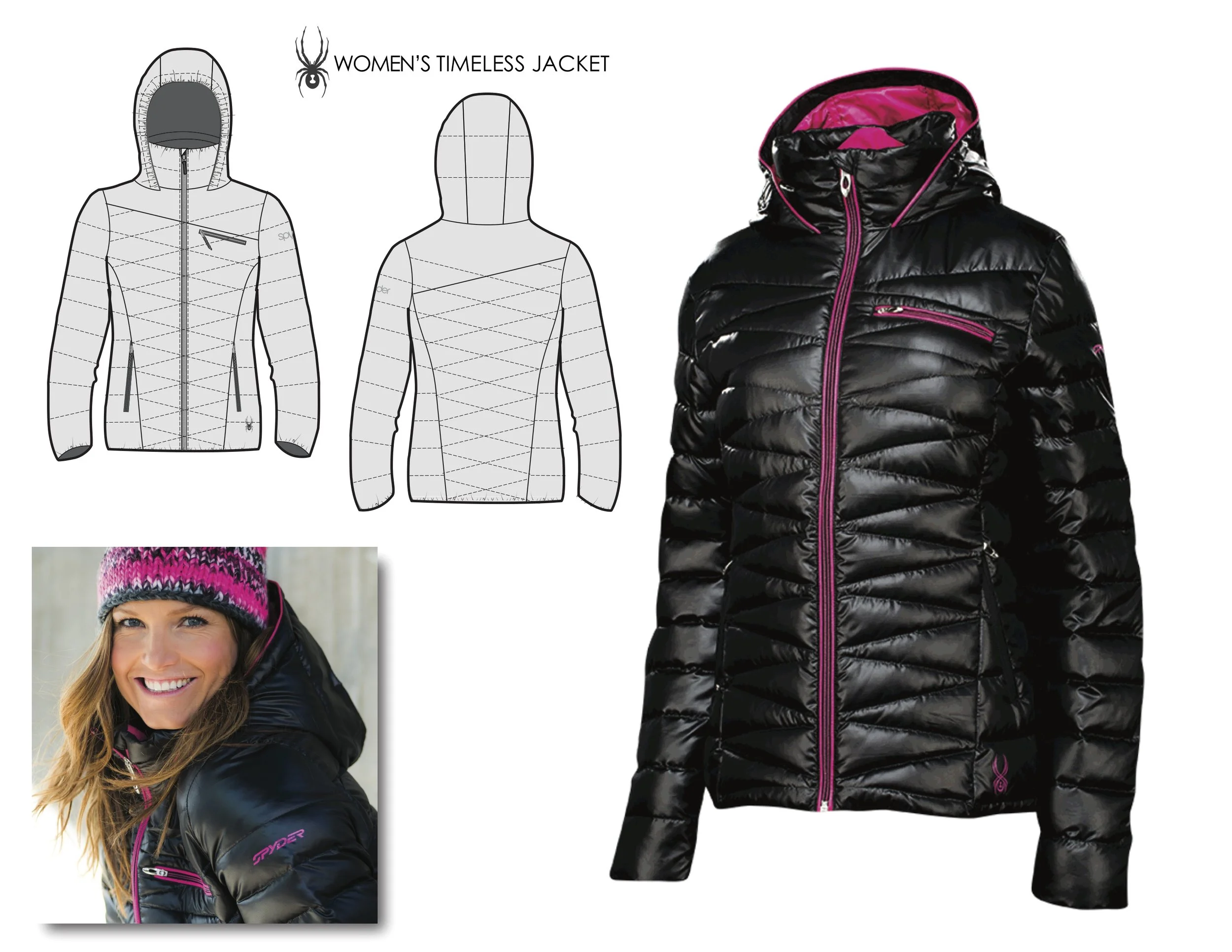 SPFdesign Women's Ski Jacket