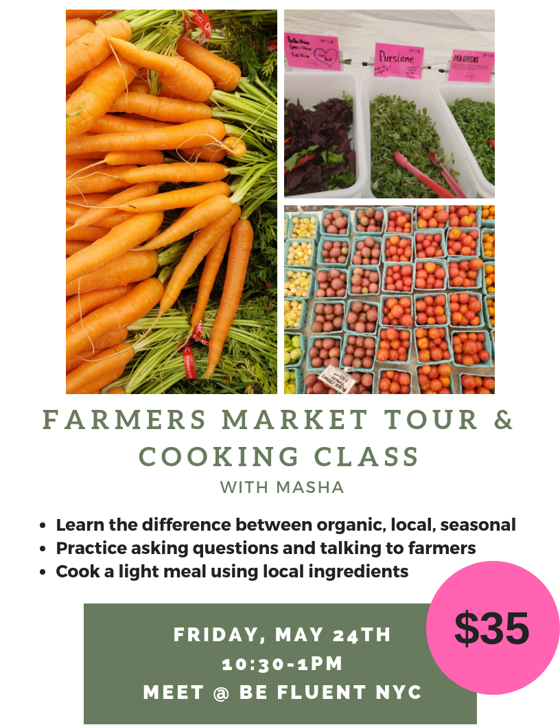 Let's explore the Farmer's Market &amp; Cook some local food! 