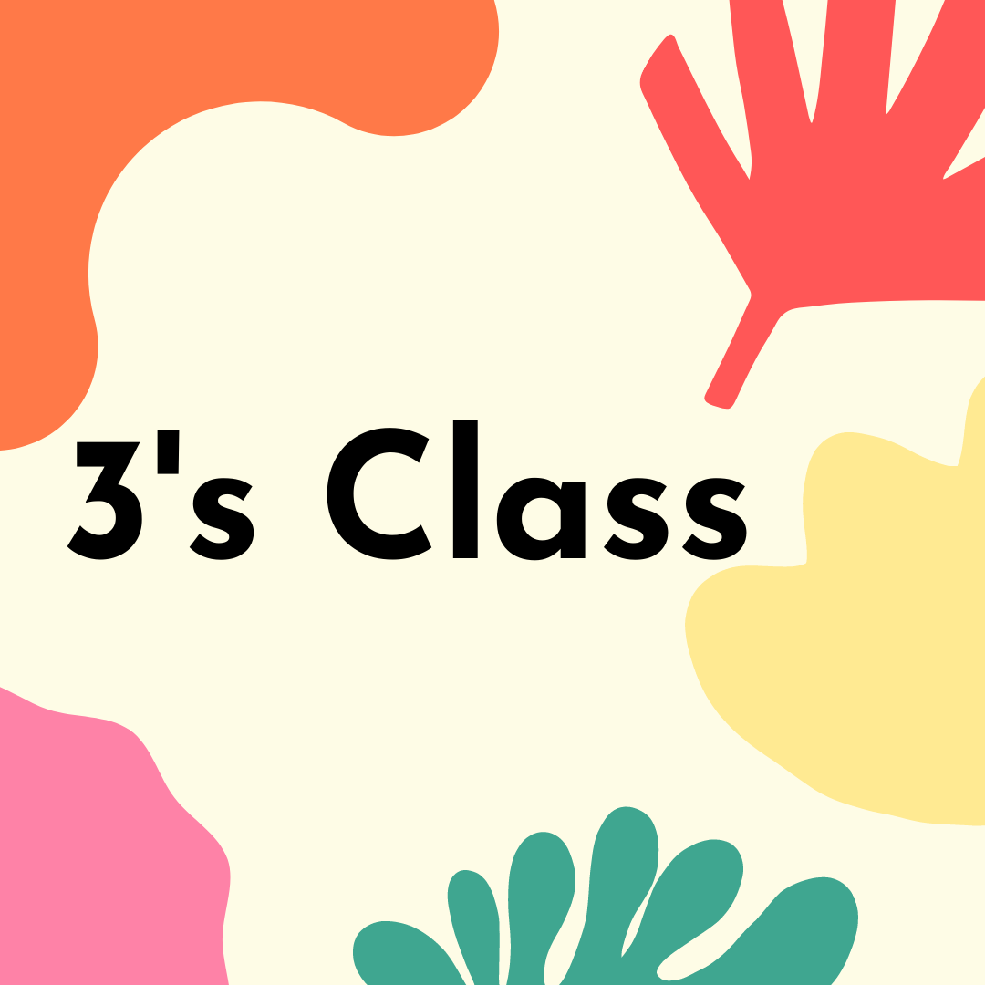 3 years old: Tuesdays-Fridays: 10:30am-11:00am  