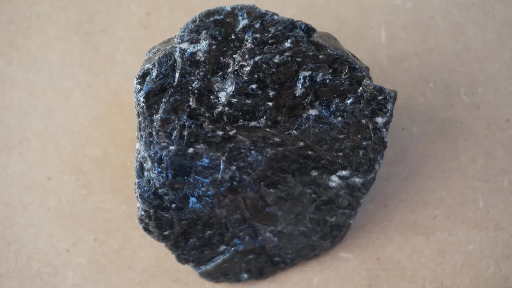 Brown Shiny Rock Sharp Edges