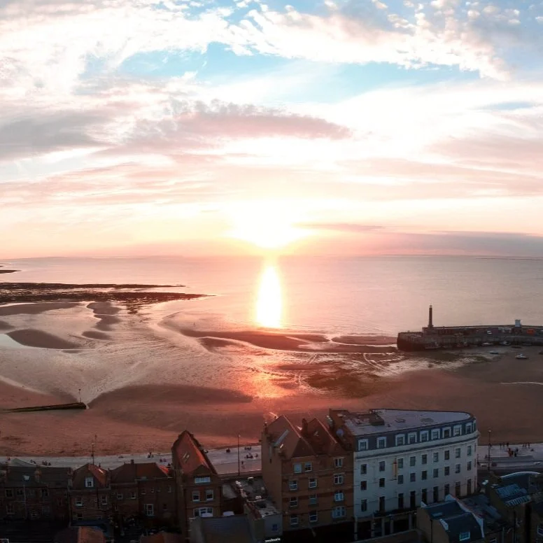 Sunset from Margate Old Town (24"x10")