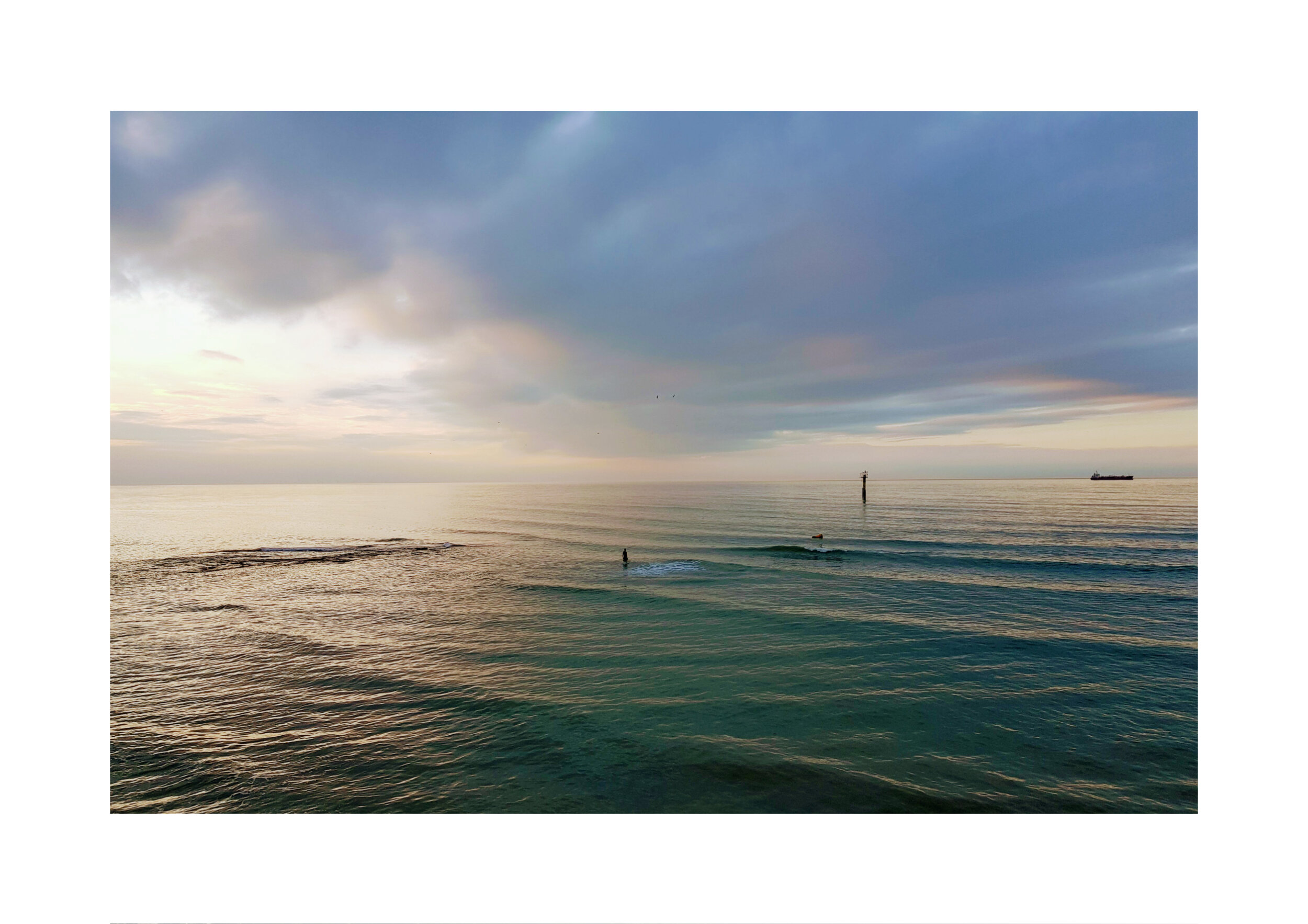 Gormley Sunset (A3, 297mm x 420mm)