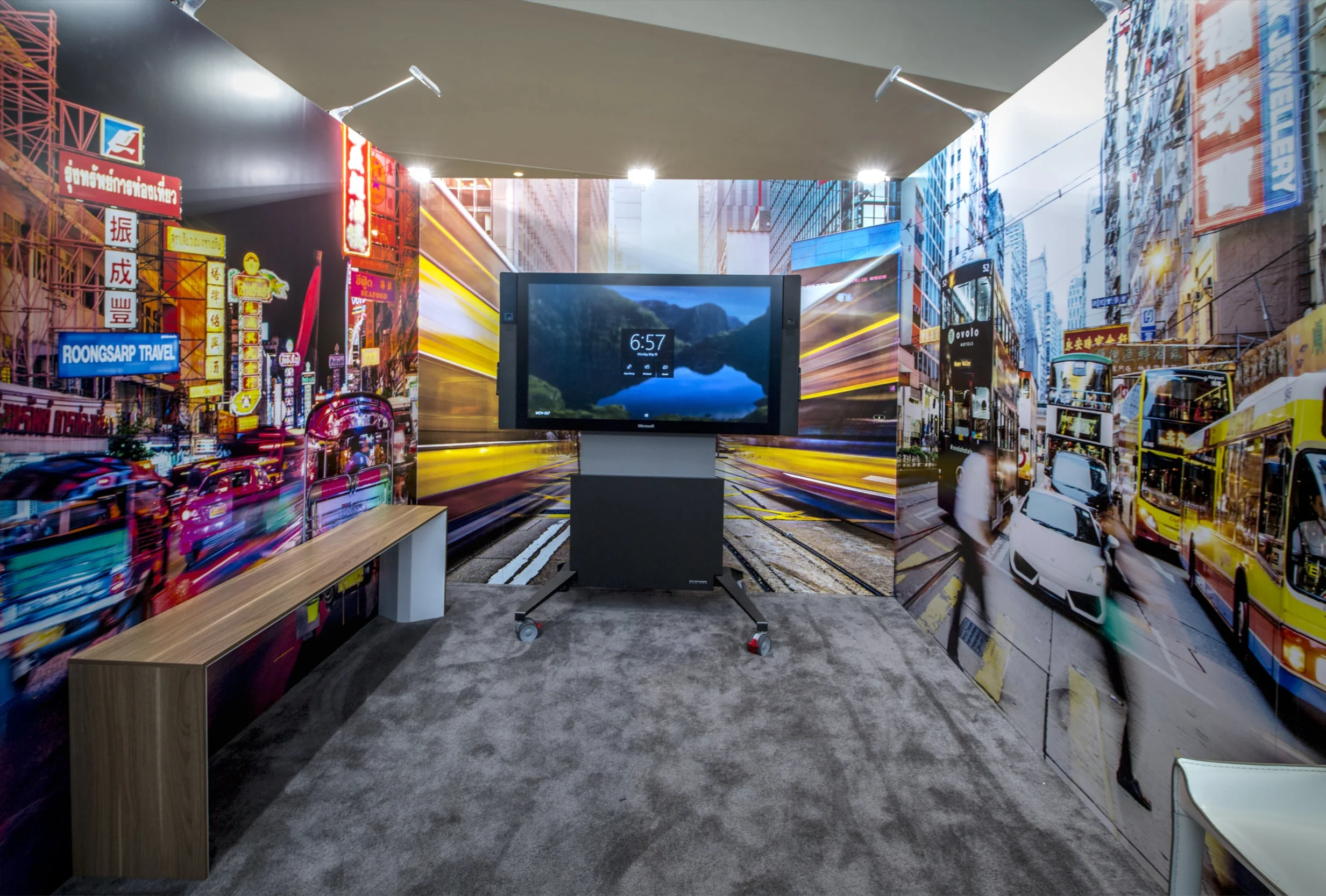 Wall graphics, floor graphics, window graphics, structural wraps, posters, banners 