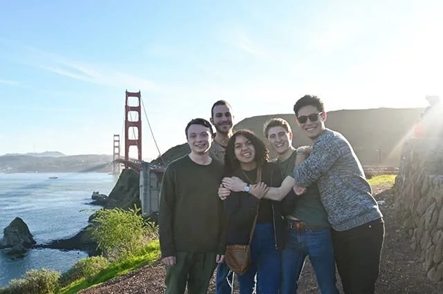 And we're back to regular tour programming with the Whiffs of 2020- we loved soaking up some golden hour sunshine at the Golden Gate Bridge! #WinTour