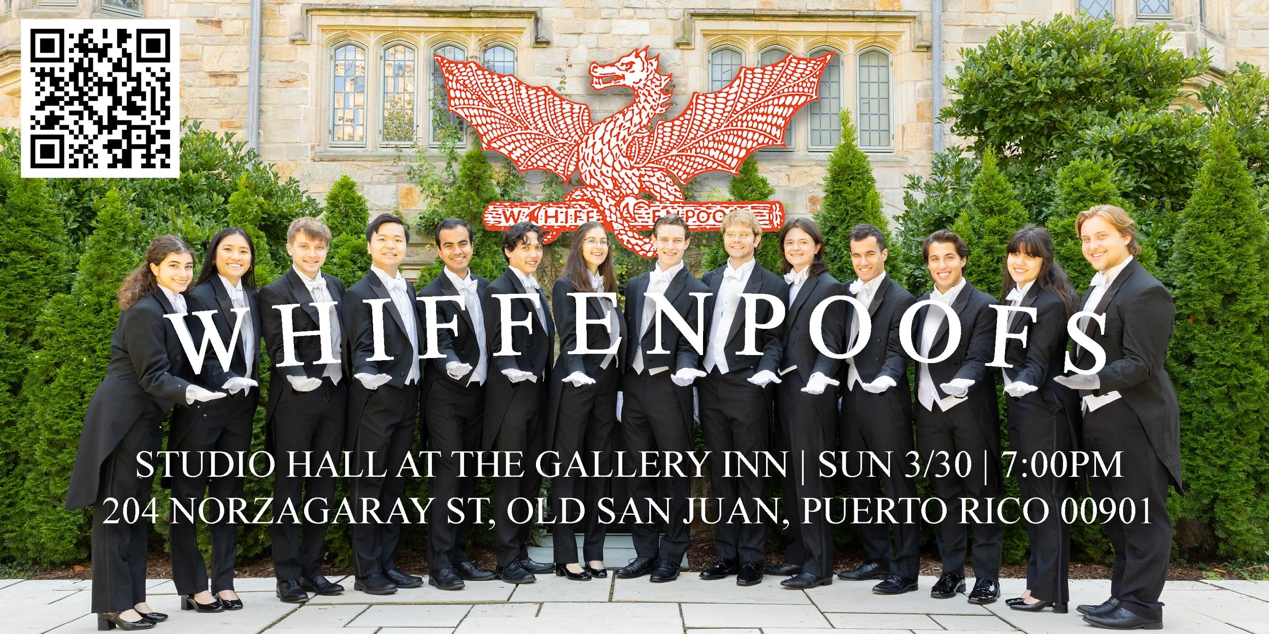 Whiffenpoofs in San Juan, PR | Gallery Inn