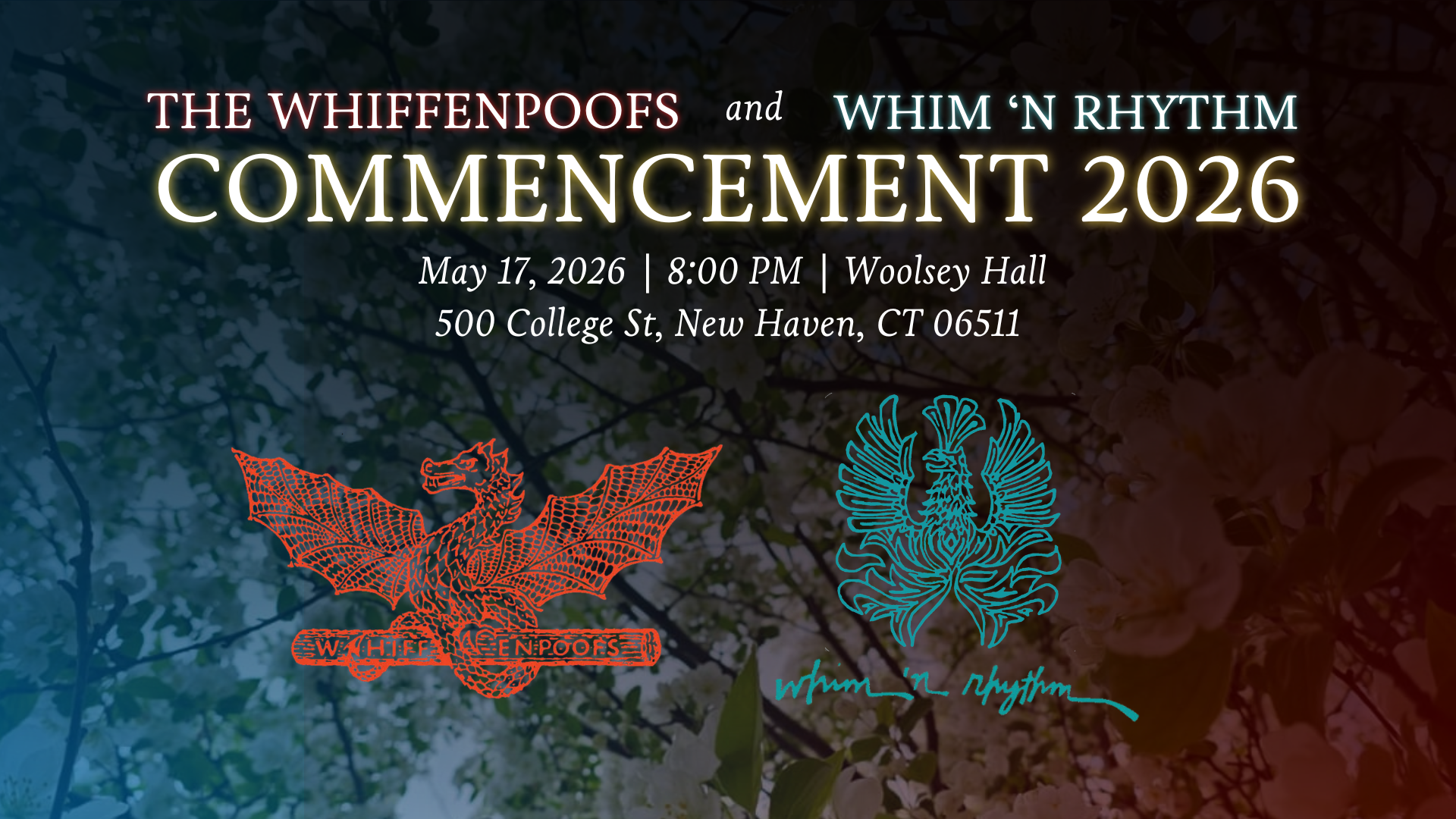 The Whiffenpoofs & Whim N’ Rhythm Commencement Concert