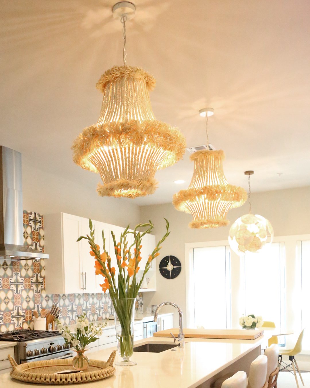 Unique light fixtures are one way we love to get in our signature bold style of interior design into a project: practical, yet playful!

See more of this full home renovation in our portfolio under &lsquo;Cedar&rsquo;.

. . .

#homerenovationideas #h