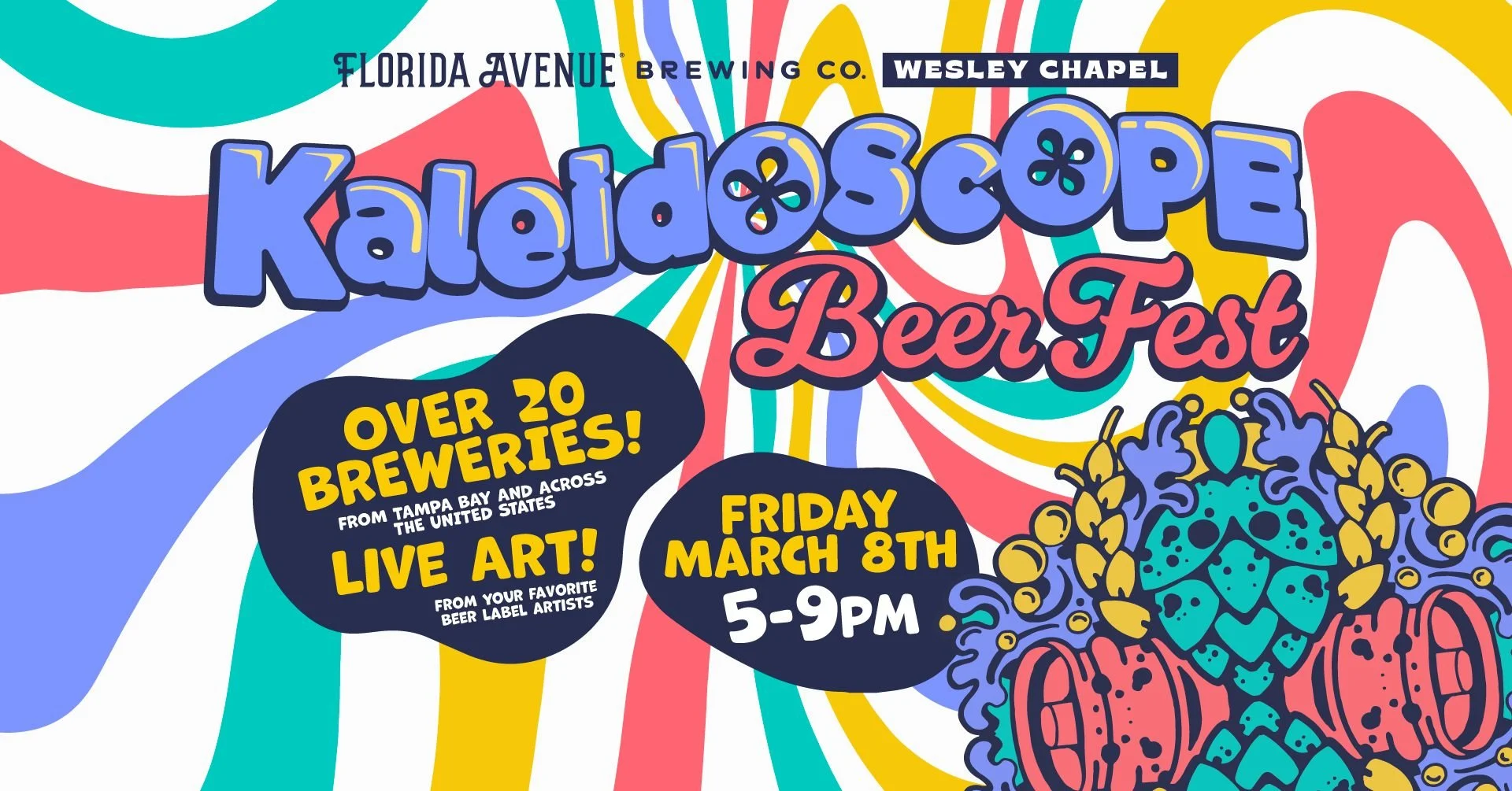 Offsite Event: Kaleidoscope Beer Fest at Florida Avenue Brewing