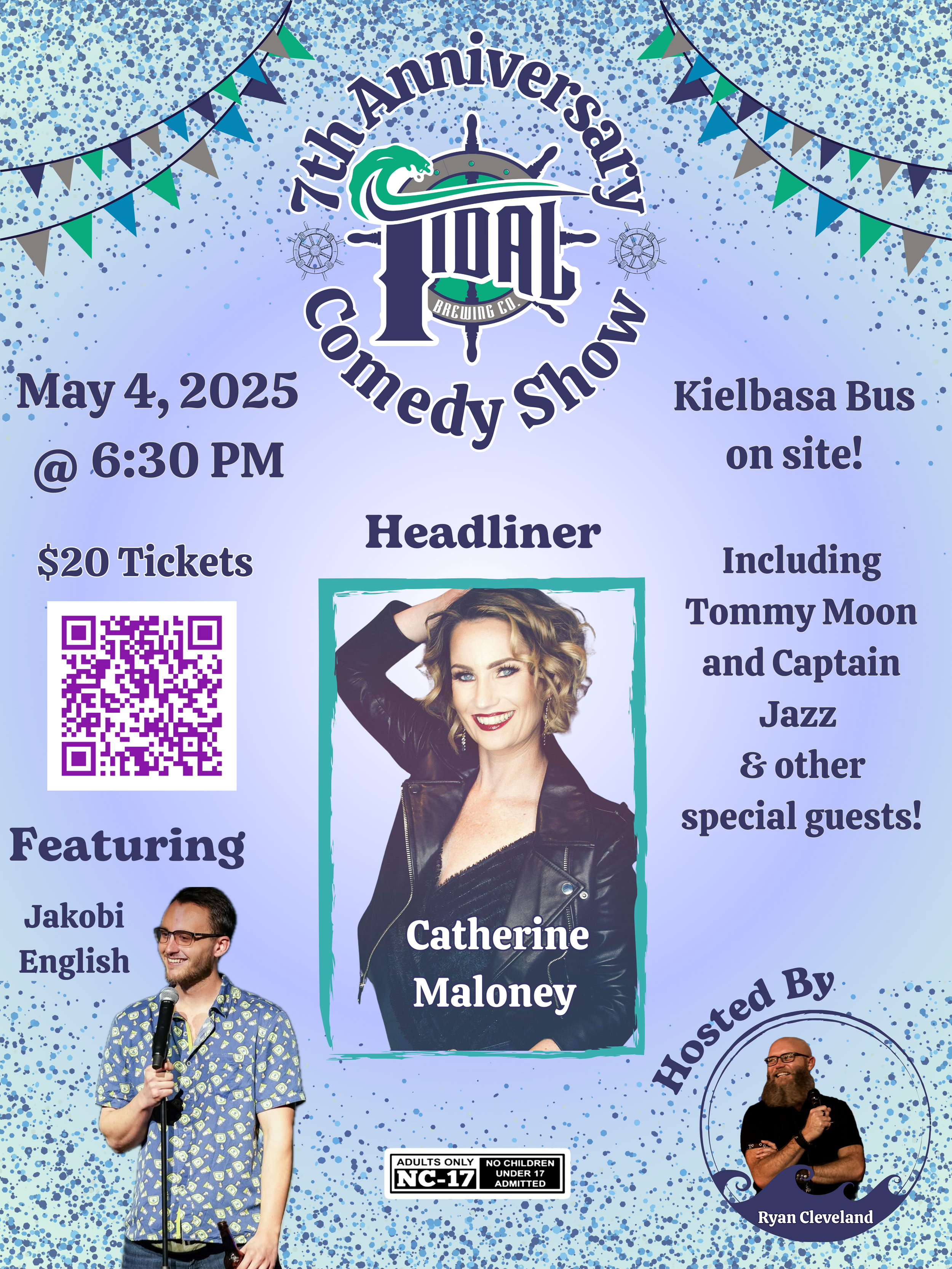 7th Anniversary Live Comedy Show hosted by Ryan Cleveland