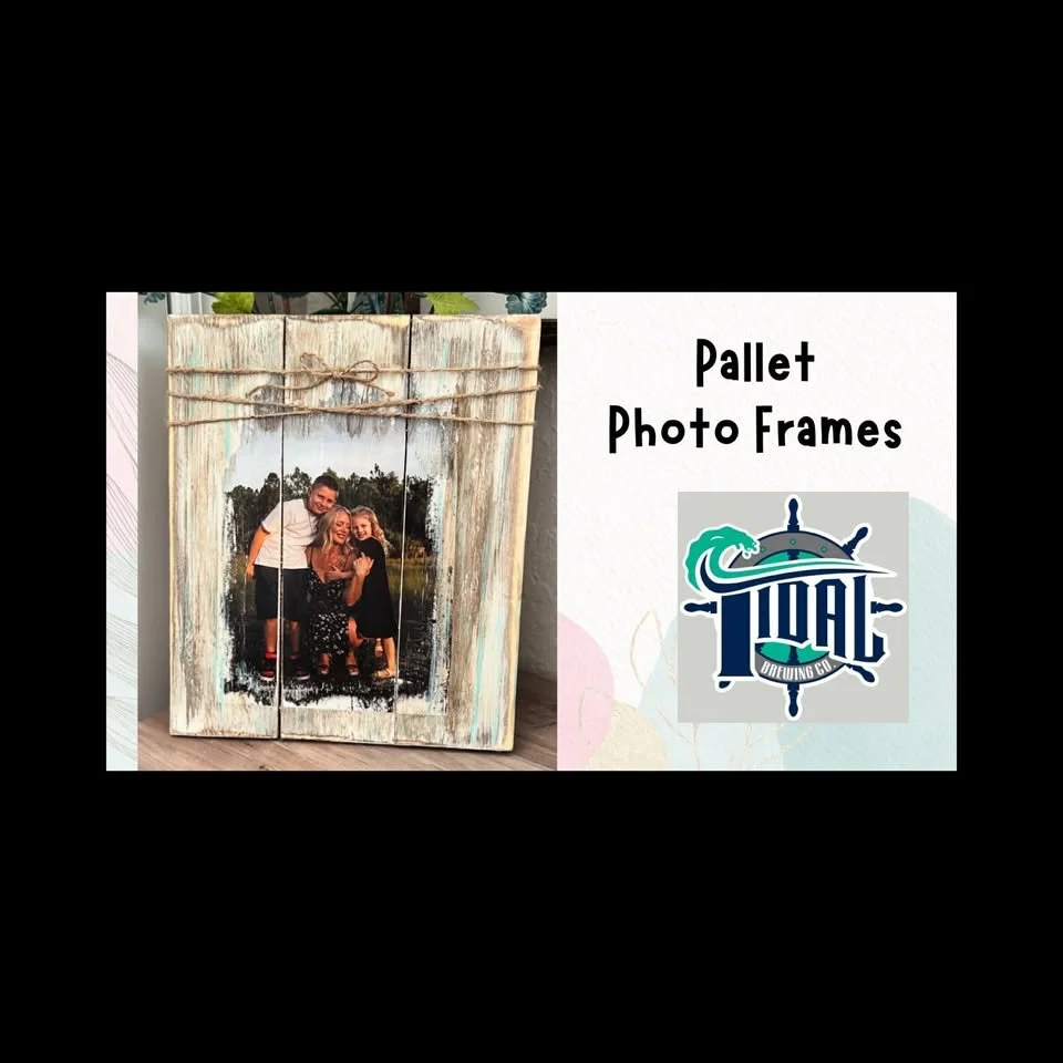 DIY Photo Pallets with Craft Social Florida