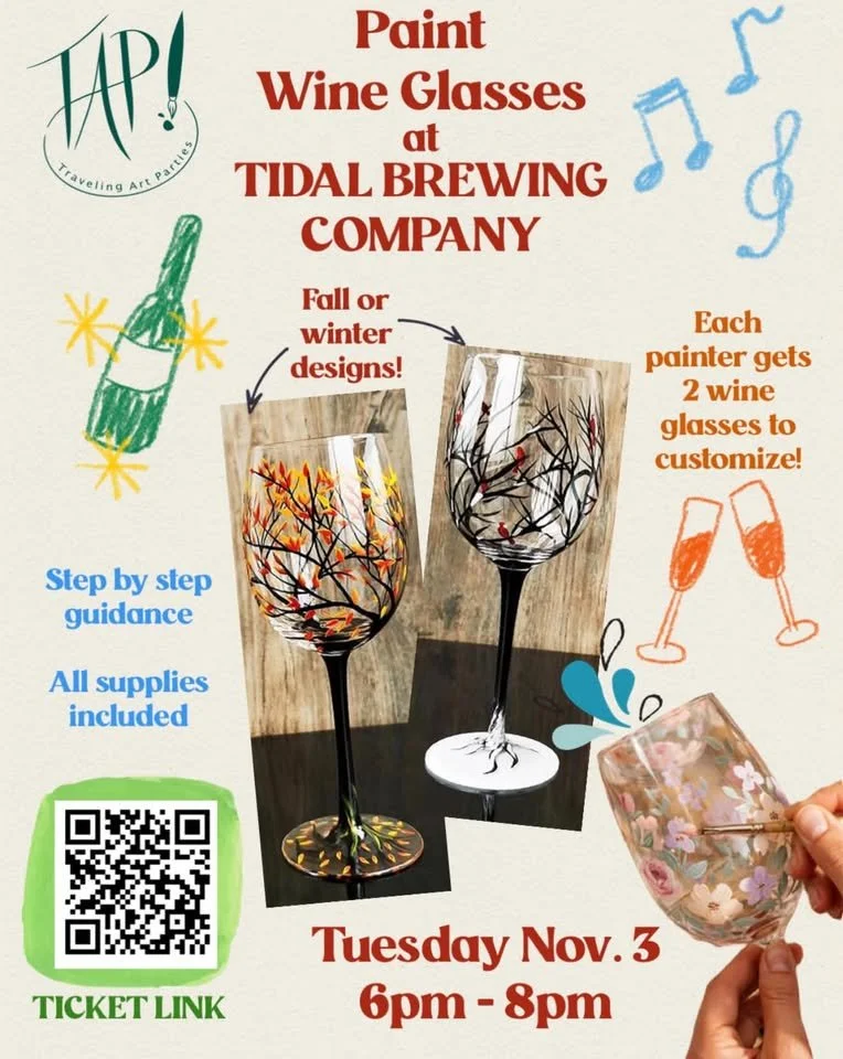 Wine Glass Paint Night with TAP