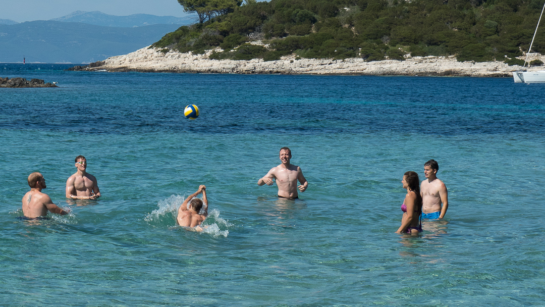 Enjoying The Warm Waters