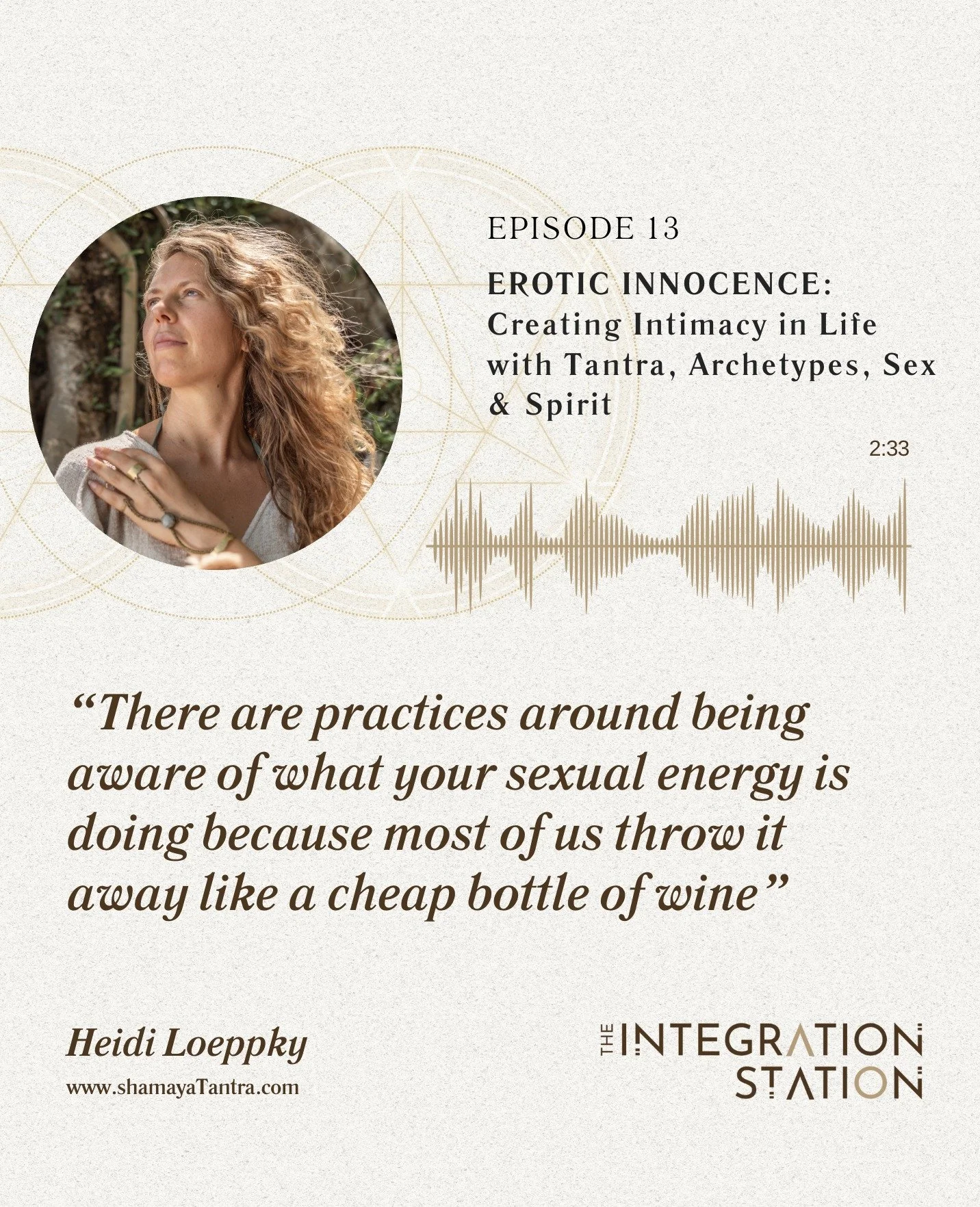 Erotic Innocence: Creating Intimacy in Life with Tantra, Archetypes, Sex &amp; Spirit
