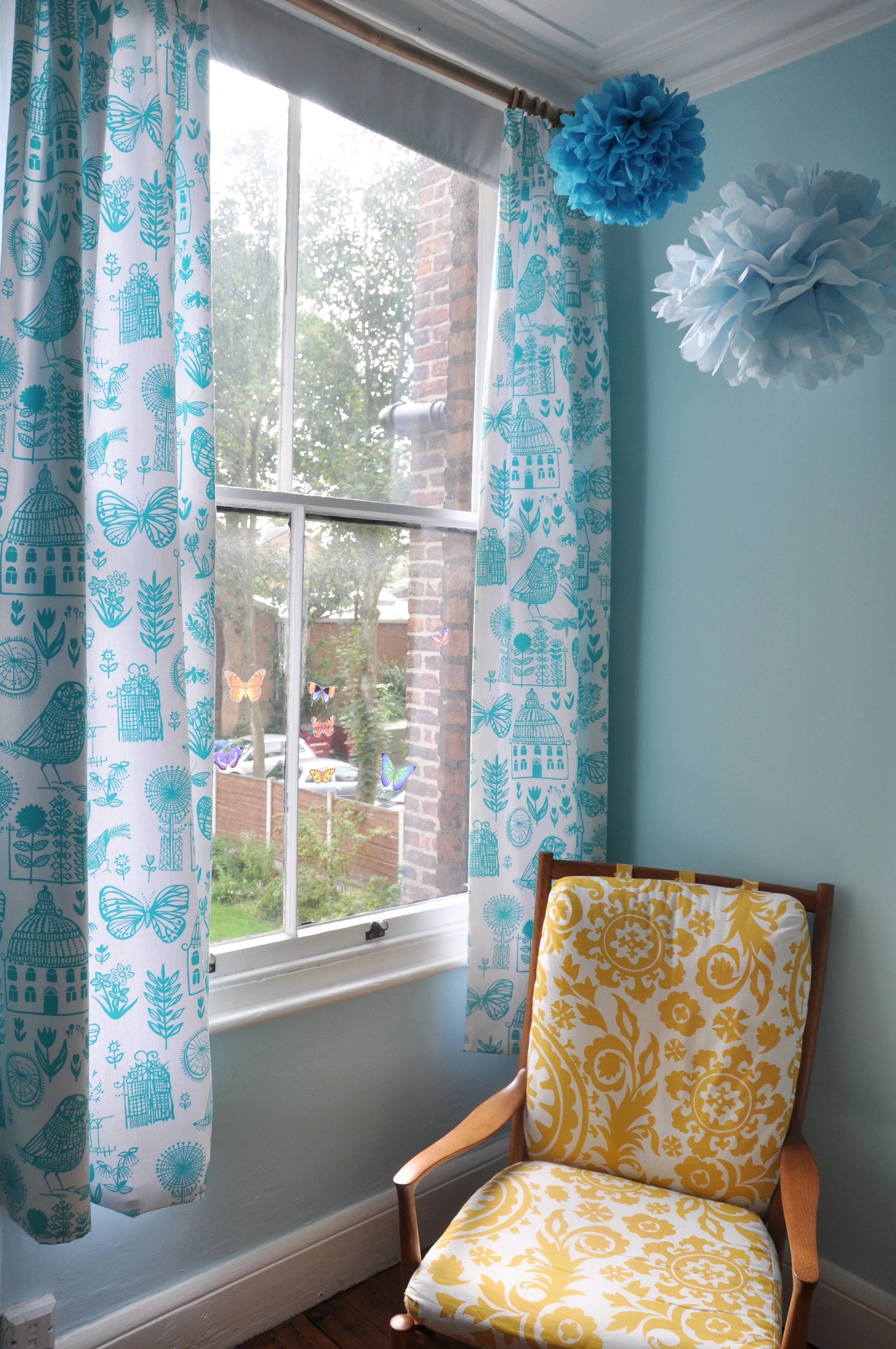 Natalia's Turquoise Bedroom Curtains