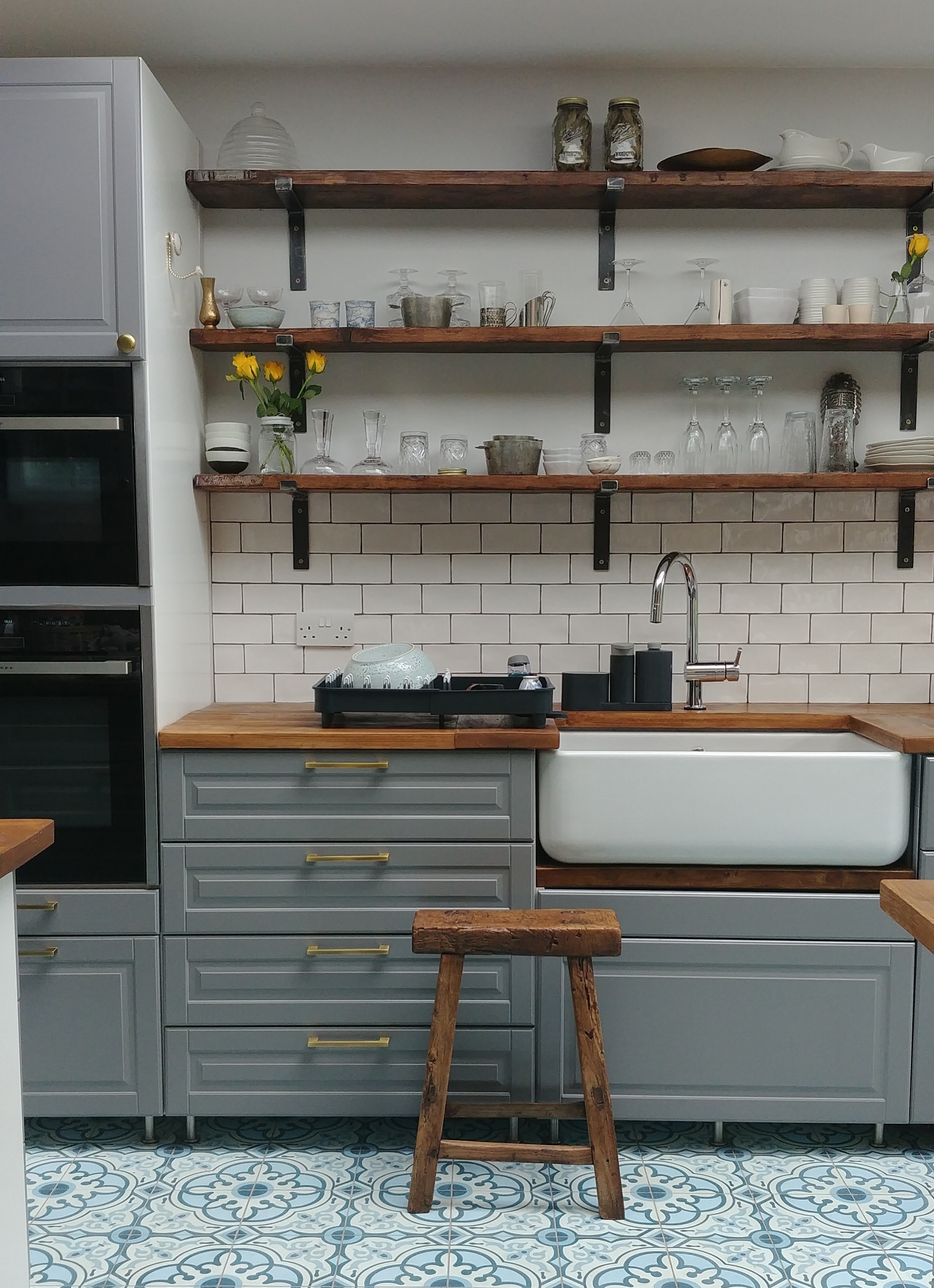 Diy Install An Ikea Kitchen, Ikea Open Shelf Base Cabinet