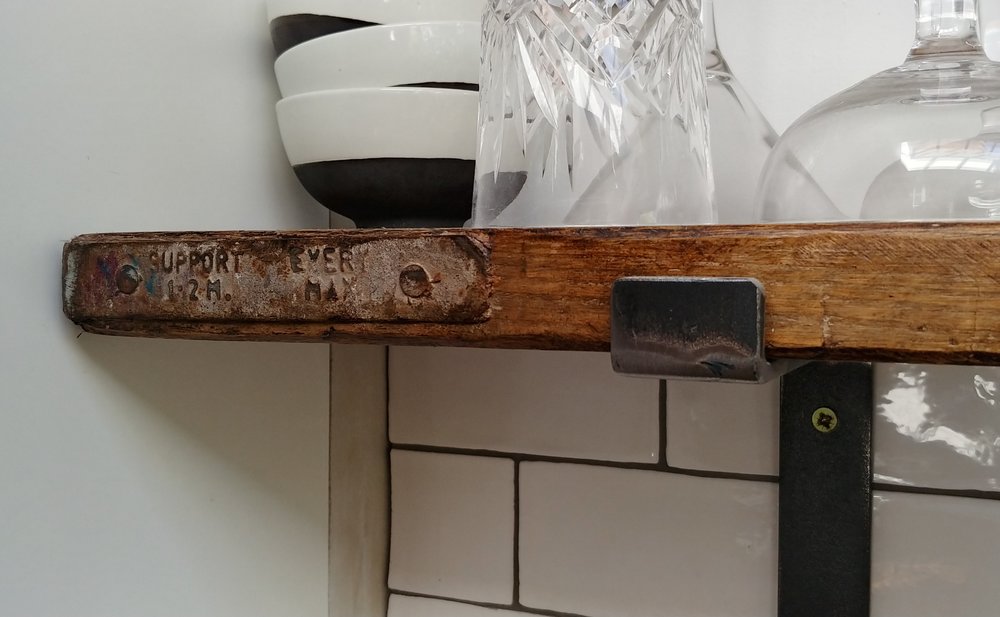 Details about   ✅ Reclaimed Scaffold Board Shelf 16 Sizes Shelves; Solid Industrial & Rustic 