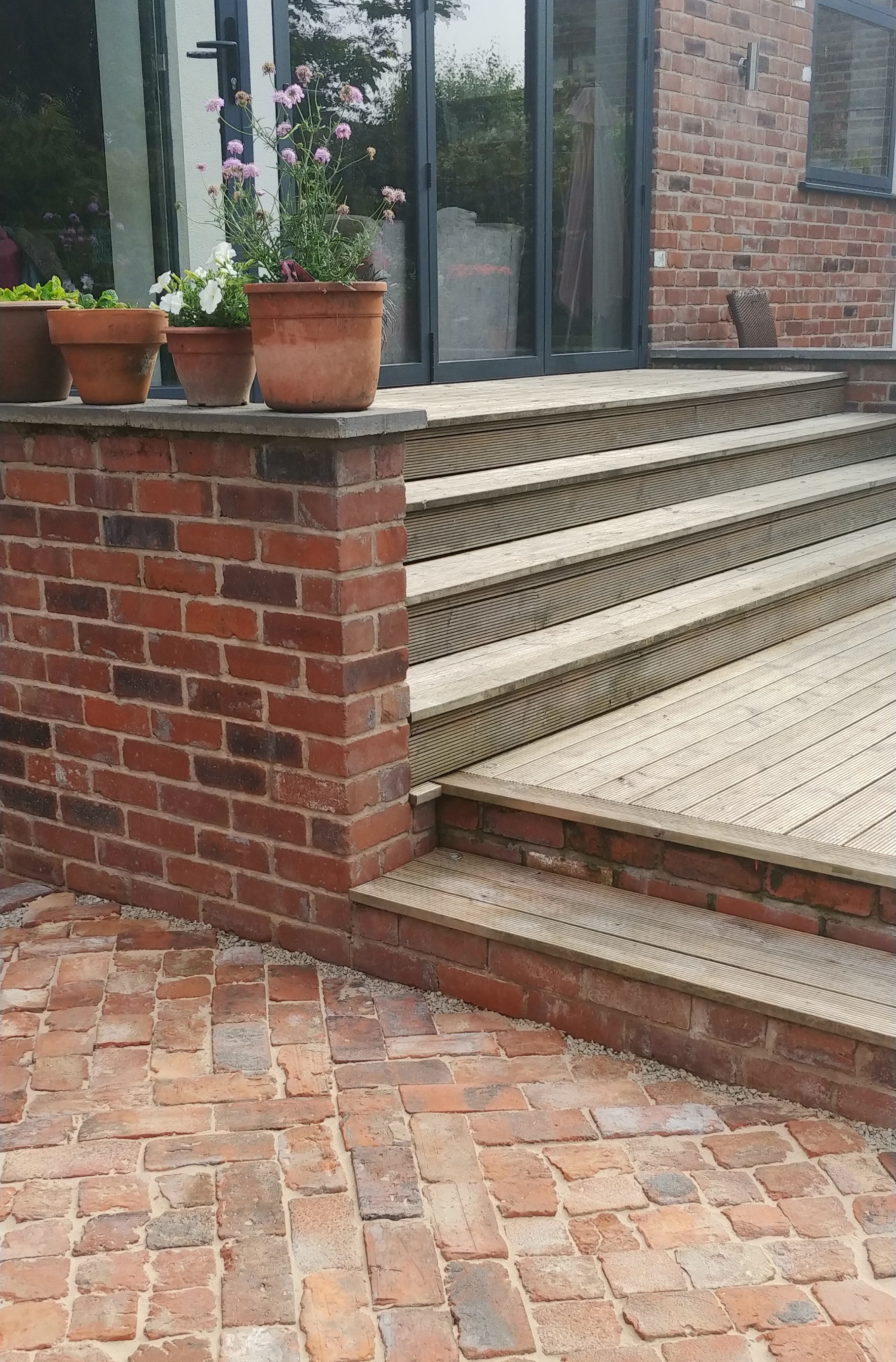 Reclaimed Narrow Clay Paving Bricks, Garden Patio