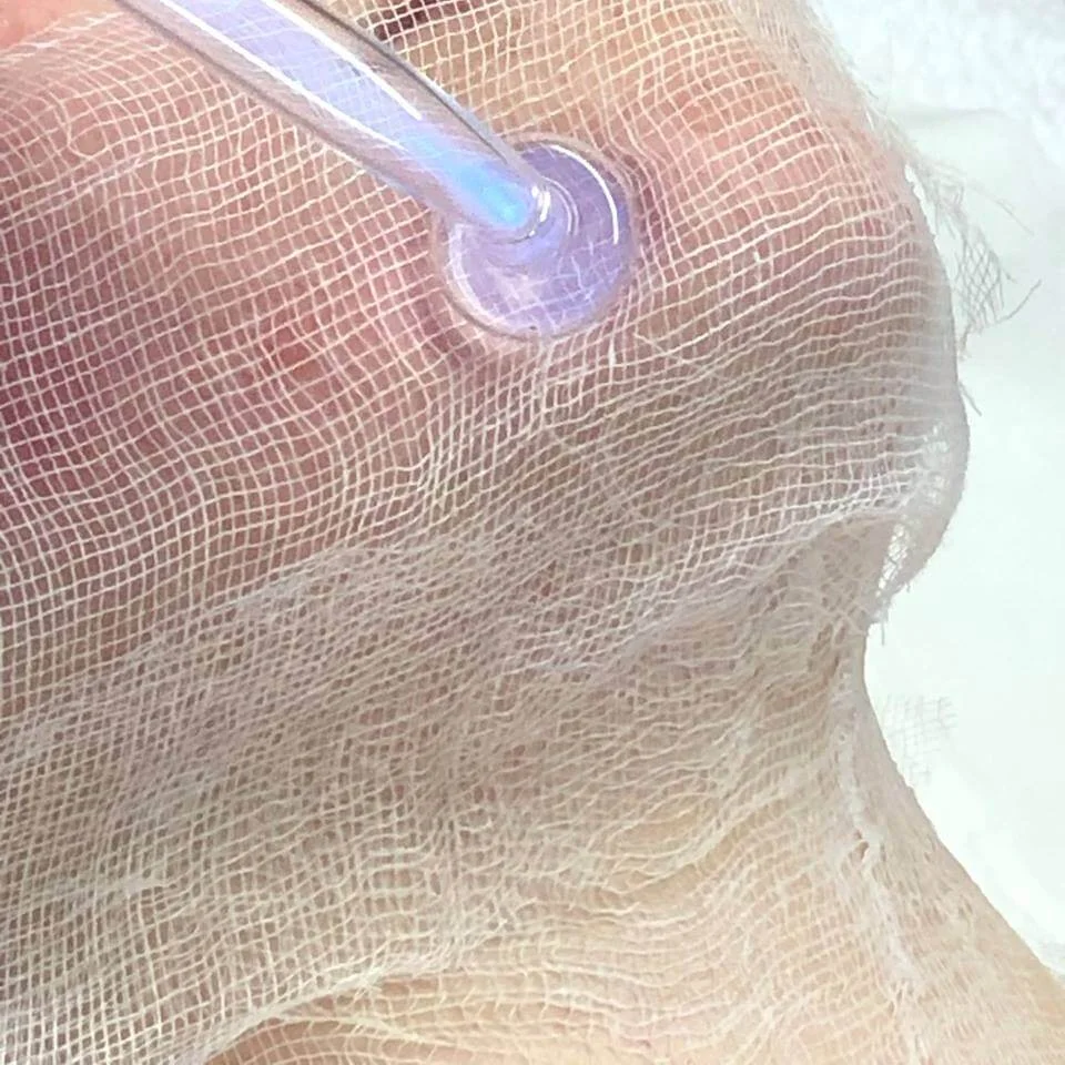 High Frequency facial treatment
