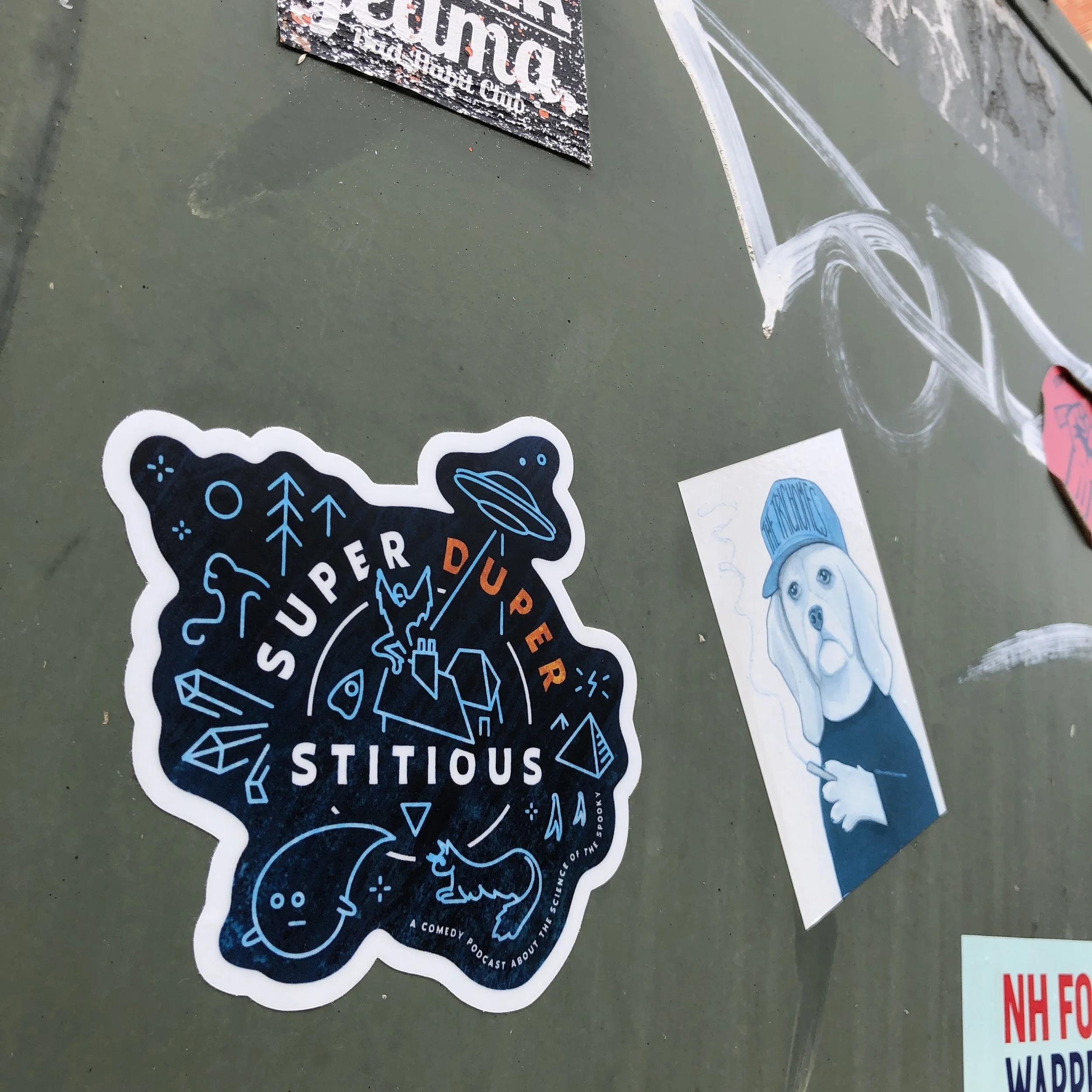 Superduperstitious: The Sticker!