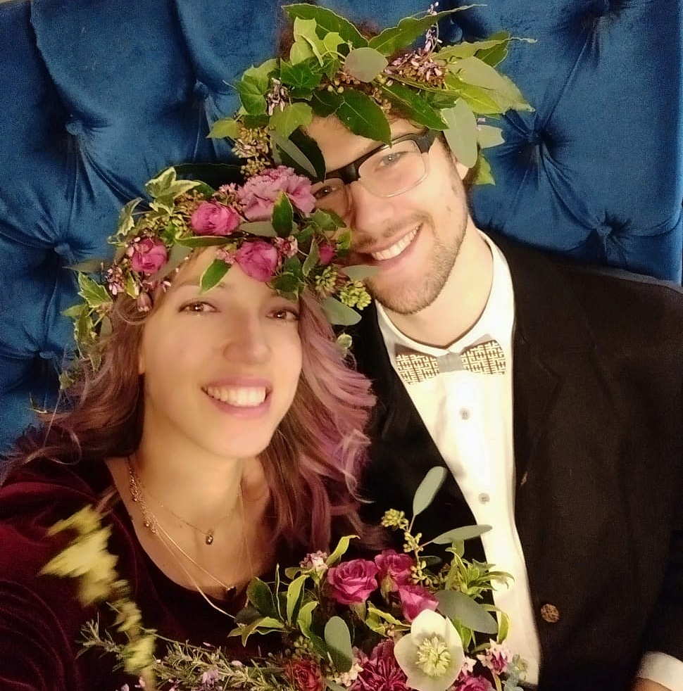 beautiful little ceremony for two lovely people