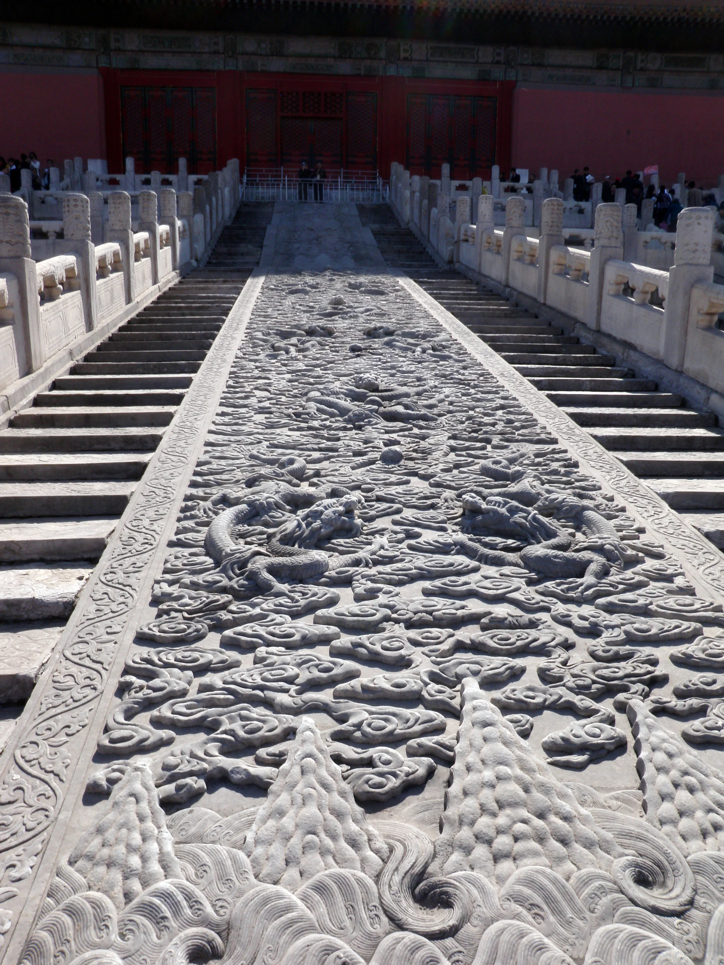 Forbidden City, Beijing China.  One single piece of stone.