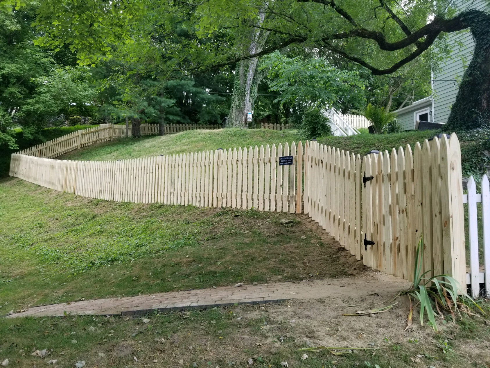 Wood Yard Fence